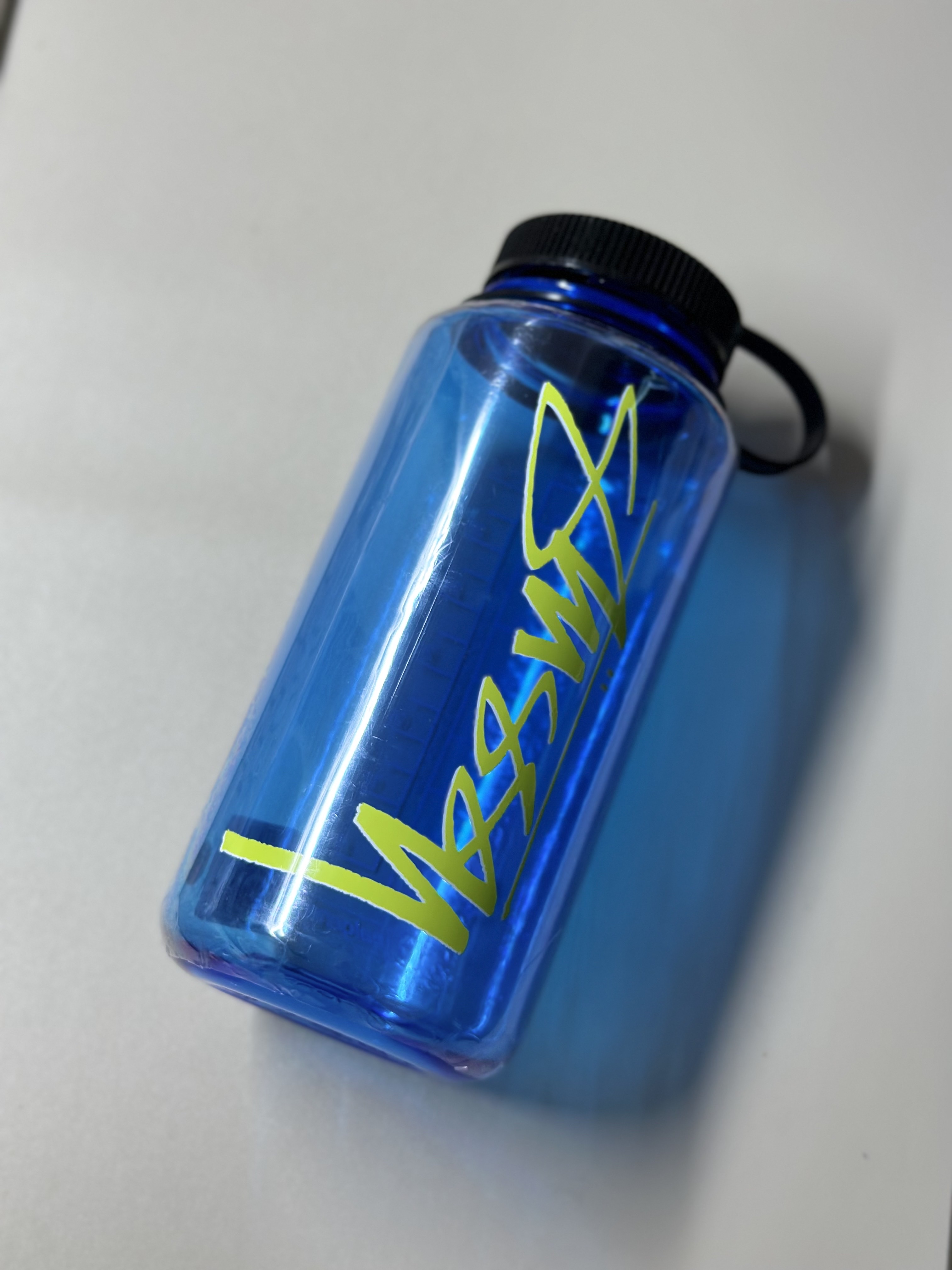 Stussy Nalgene Water Bottle Electric Blue 착용 스타일 - 1