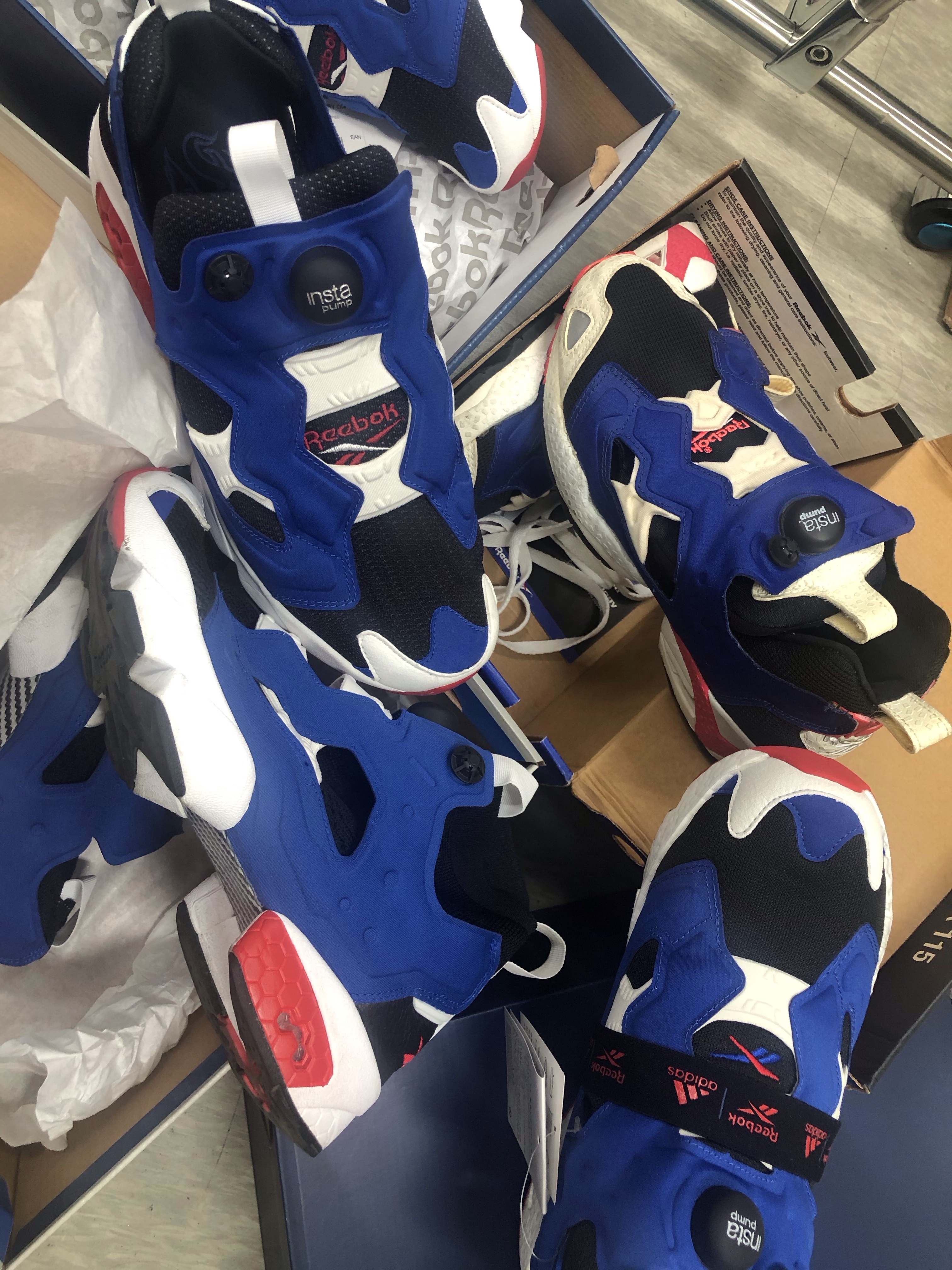 Reebok Instapump Fury Tricolor 착용 스타일