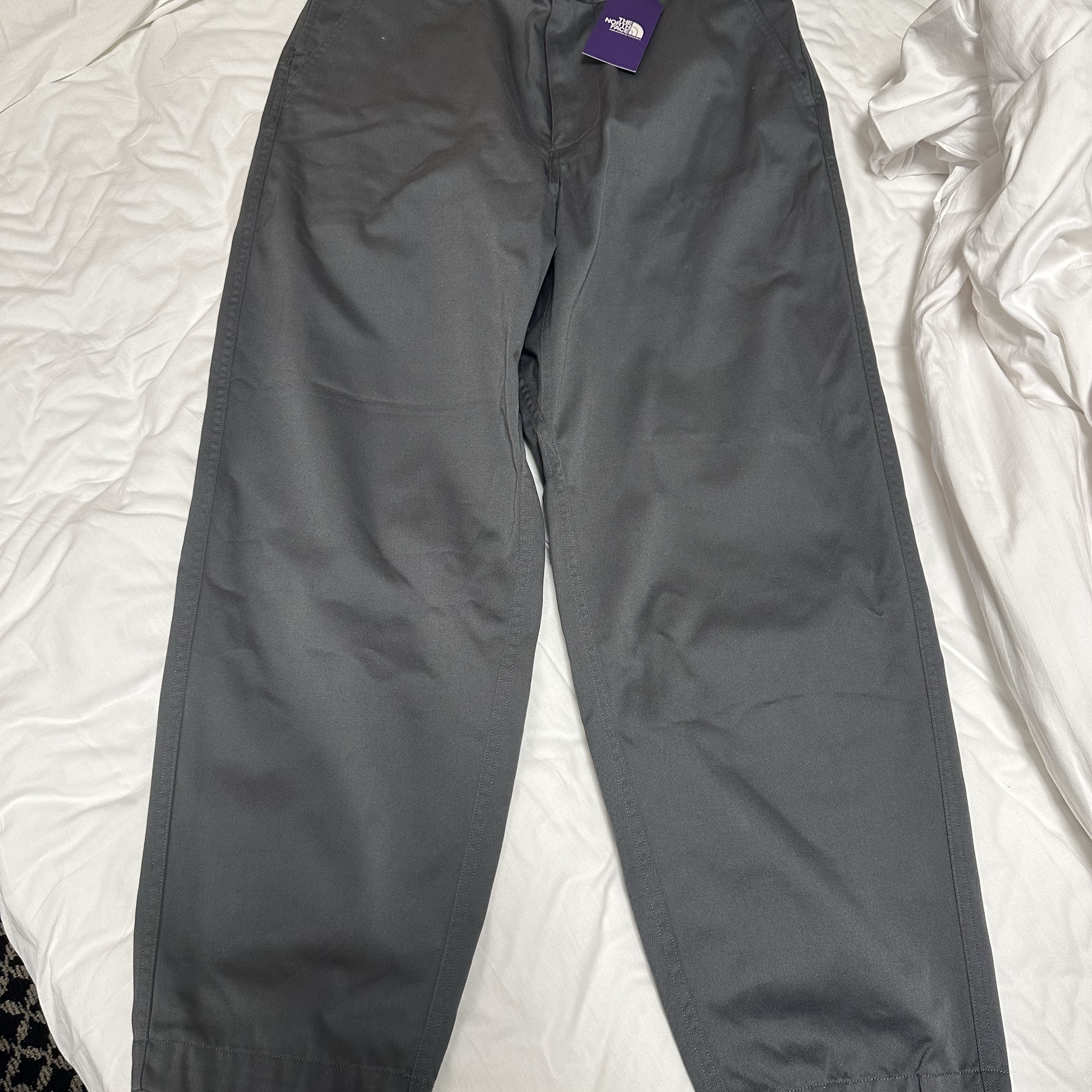 The North Face Purple Label Chino Wide Tapered Field Pants Asphalt Gray 착용 스타일 - 2