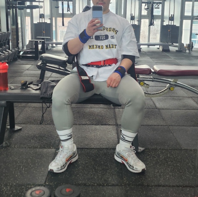 ONERM Team ONERM Overfit T-Shirt Melange White 착용 스타일