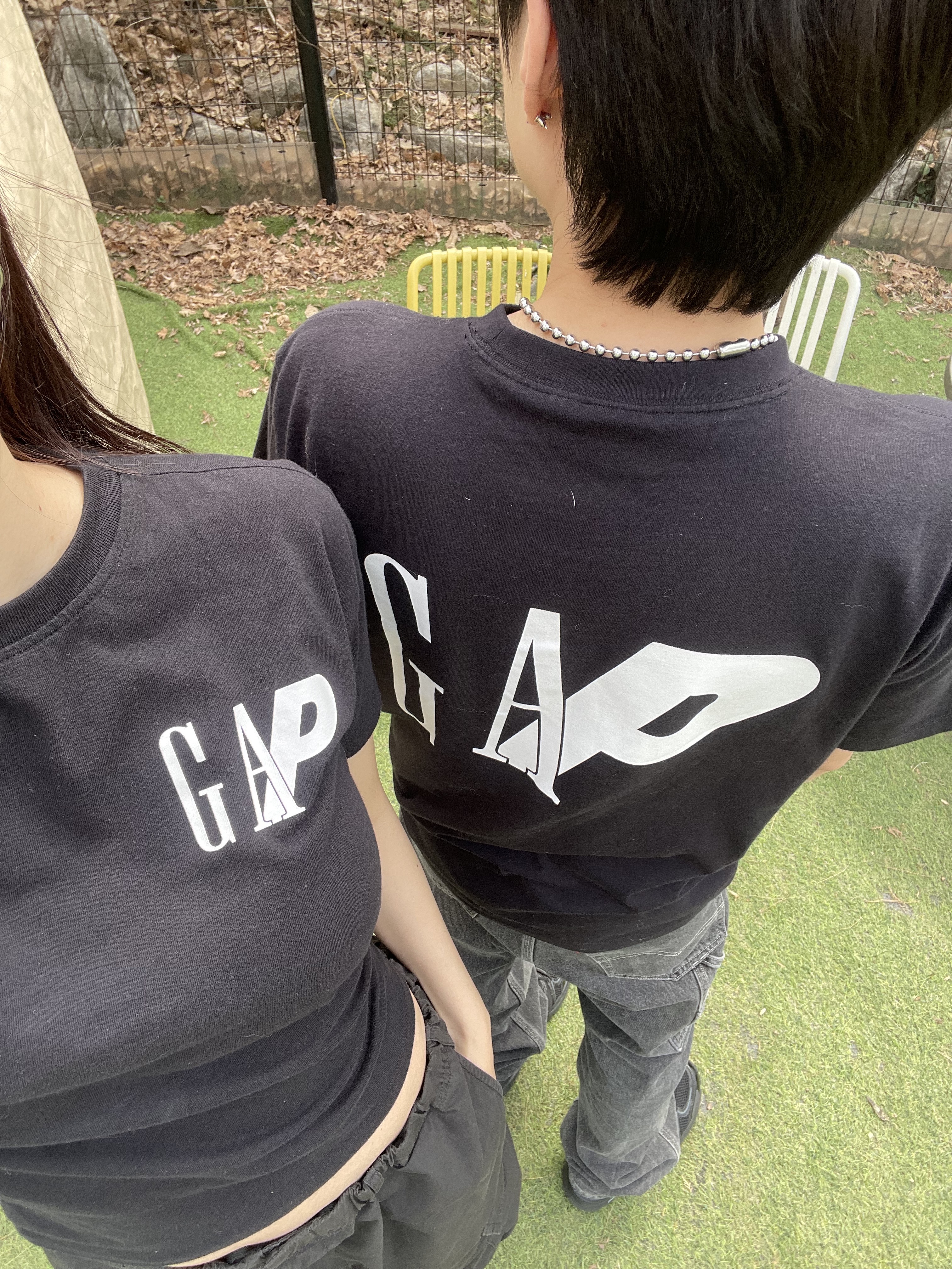 Palace x Gap T-Shirt Black - 24SS, (Kids) Palace x Gap T-Shirt Black - 24SS 착용 스타일 - 2
