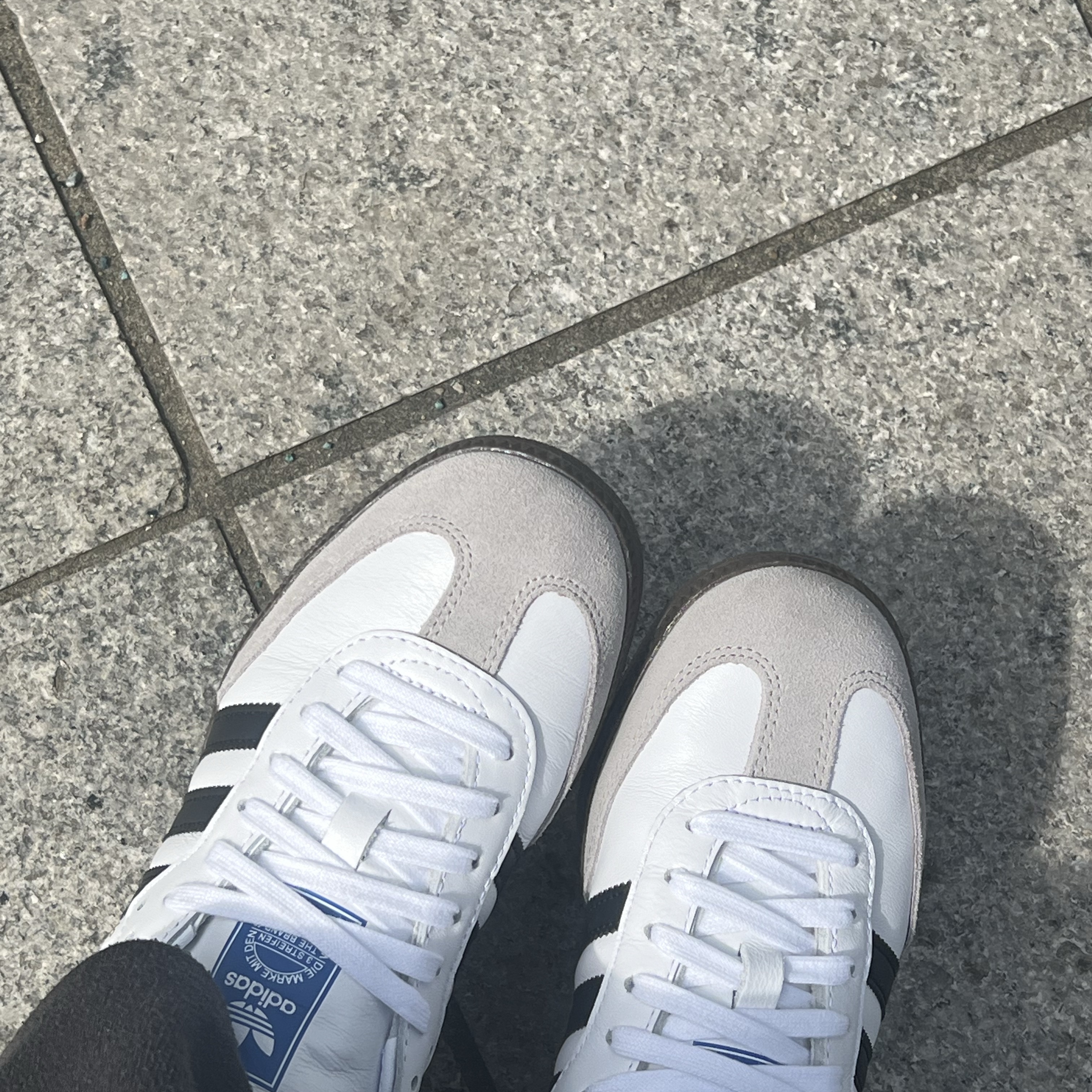 Adidas Samba OG Cloud White 착용 스타일