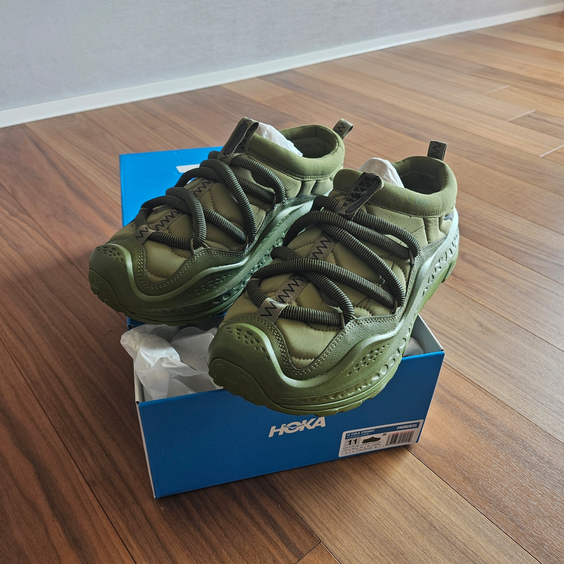 Hoka Ora Primo Forest Floor 착용 스타일