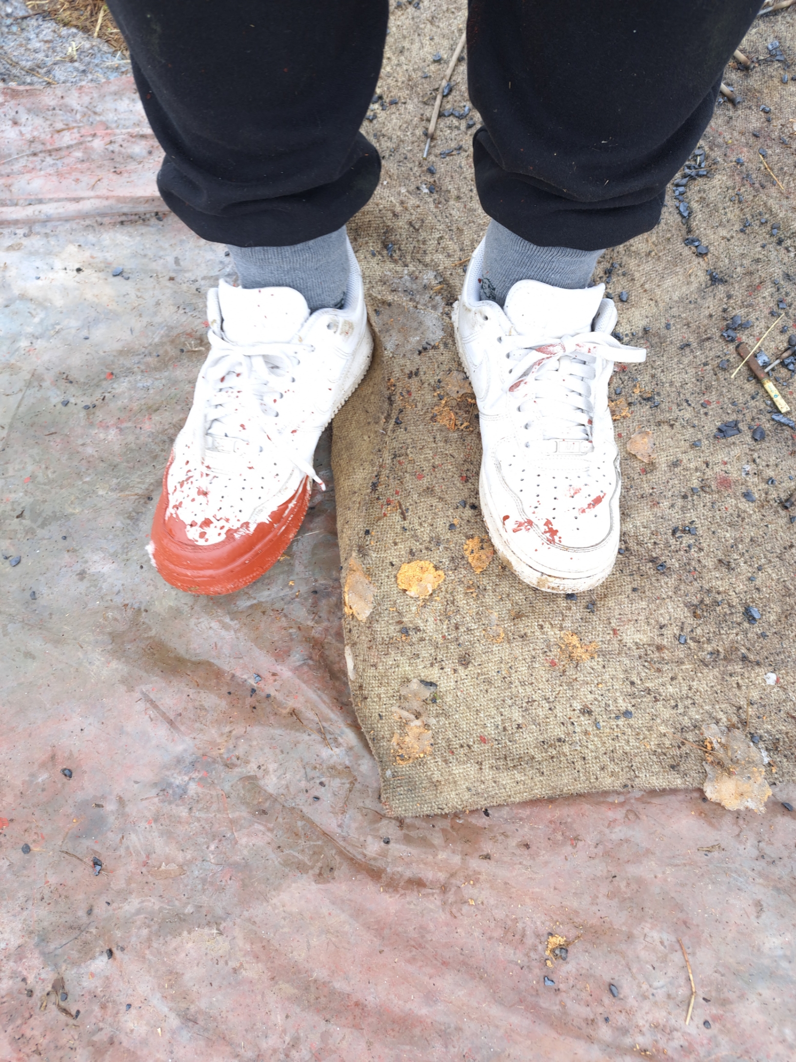 Nike Air Force 1 '07 Low White 착용 스타일