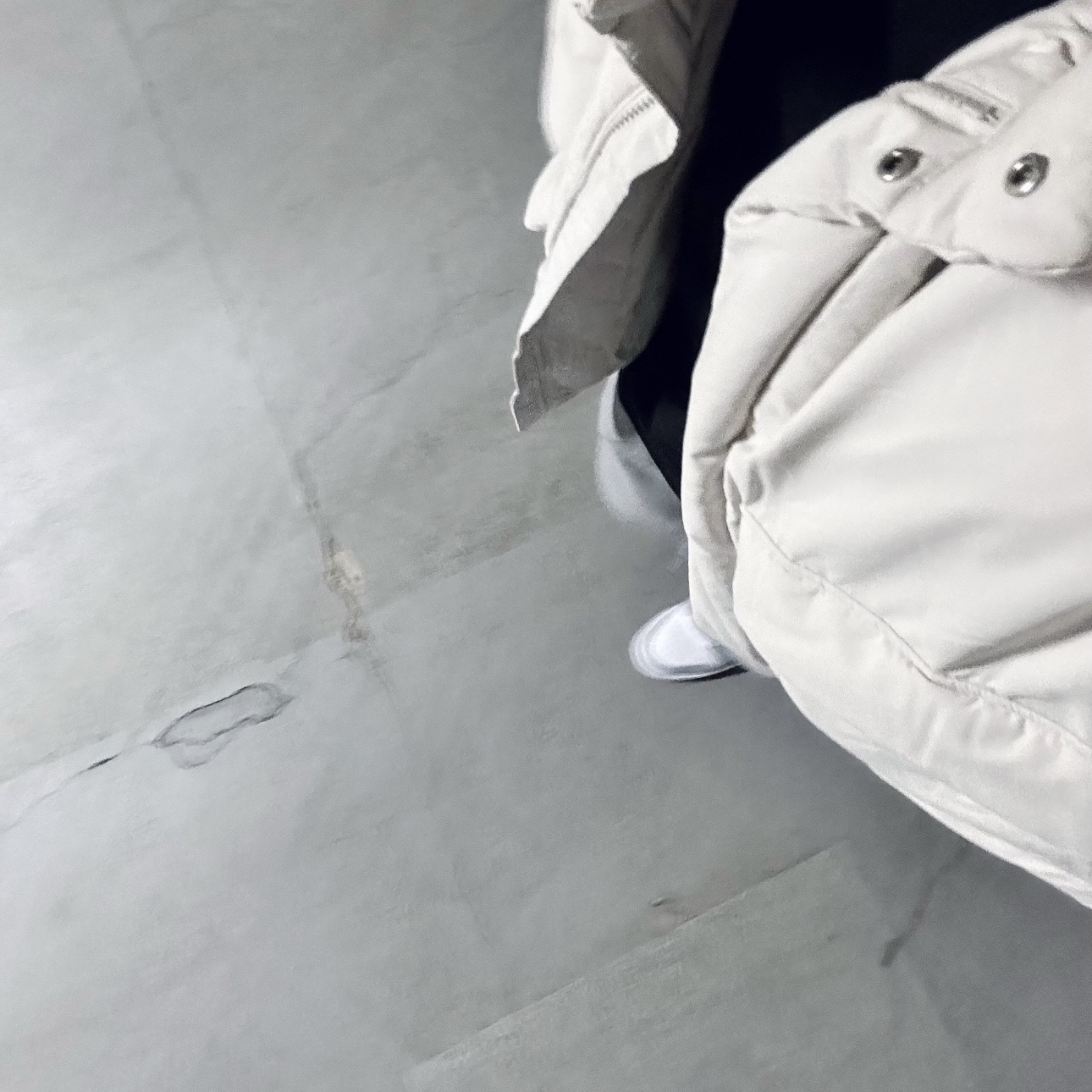 (W) Jordan 1 Low White Wolf Grey 착용 스타일