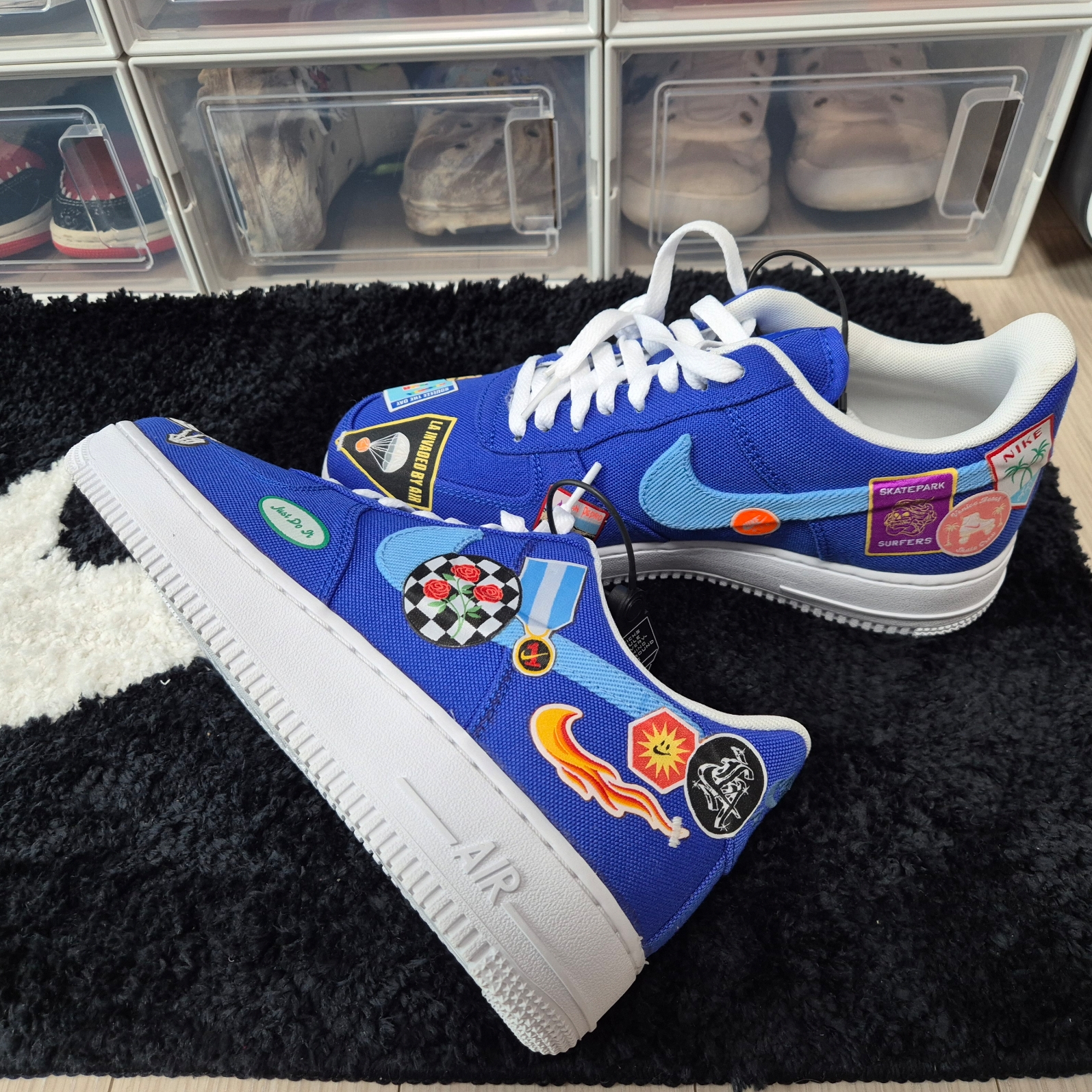 (W) Nike Air Force 1 '07 Patched Up 착용 스타일 - 1