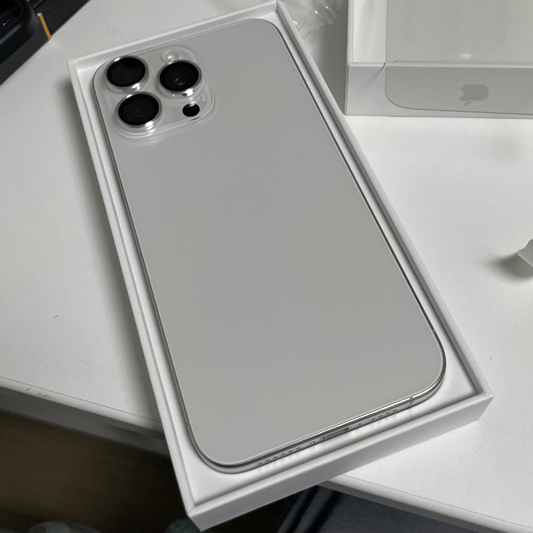 Apple iPhone 15 Pro Max 256GB White Titanium (Korean Ver.) 착용 스타일