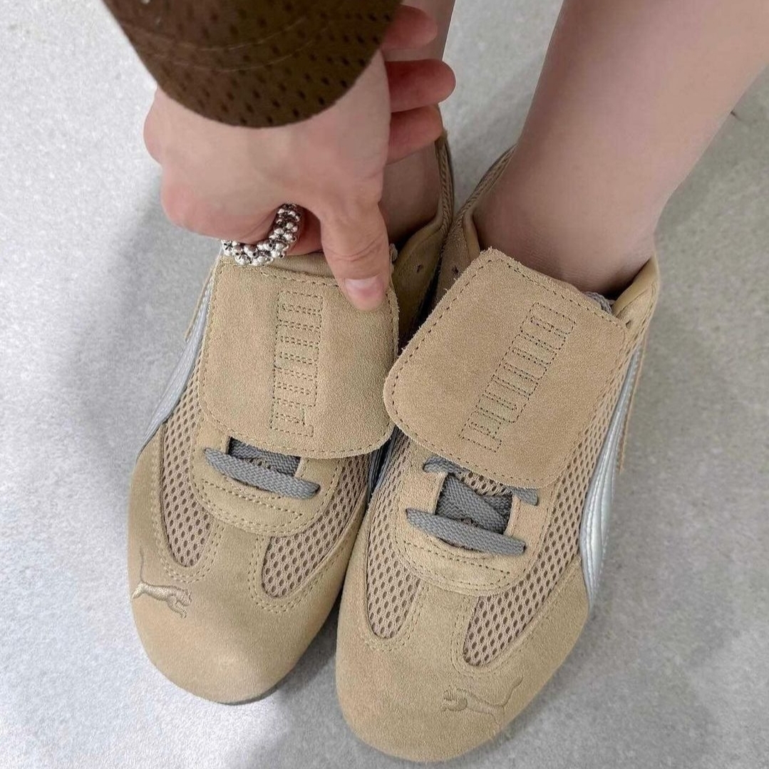 Puma x Open Yy Speedcat Prairie Tan Matte Silver 착용 스타일 - 1