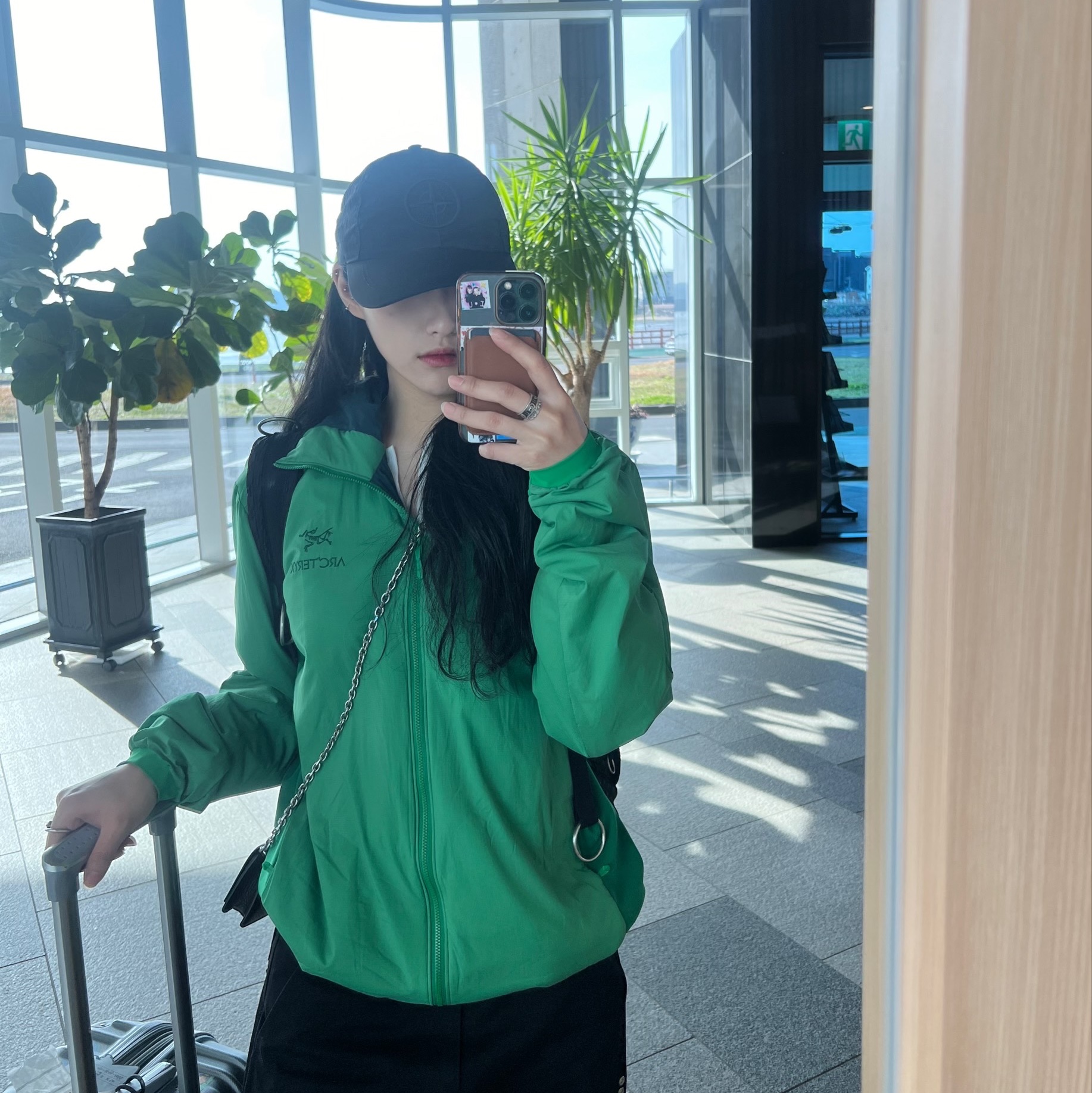 Arc'teryx Atom LT Hoody Jungle 착용 스타일 - 4