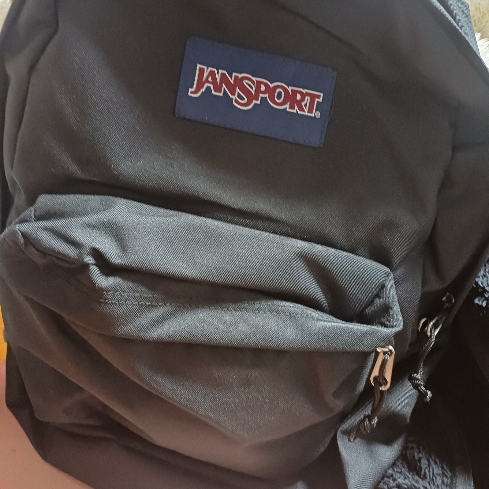 Jansport Superbreak Backpack Black 착용 스타일