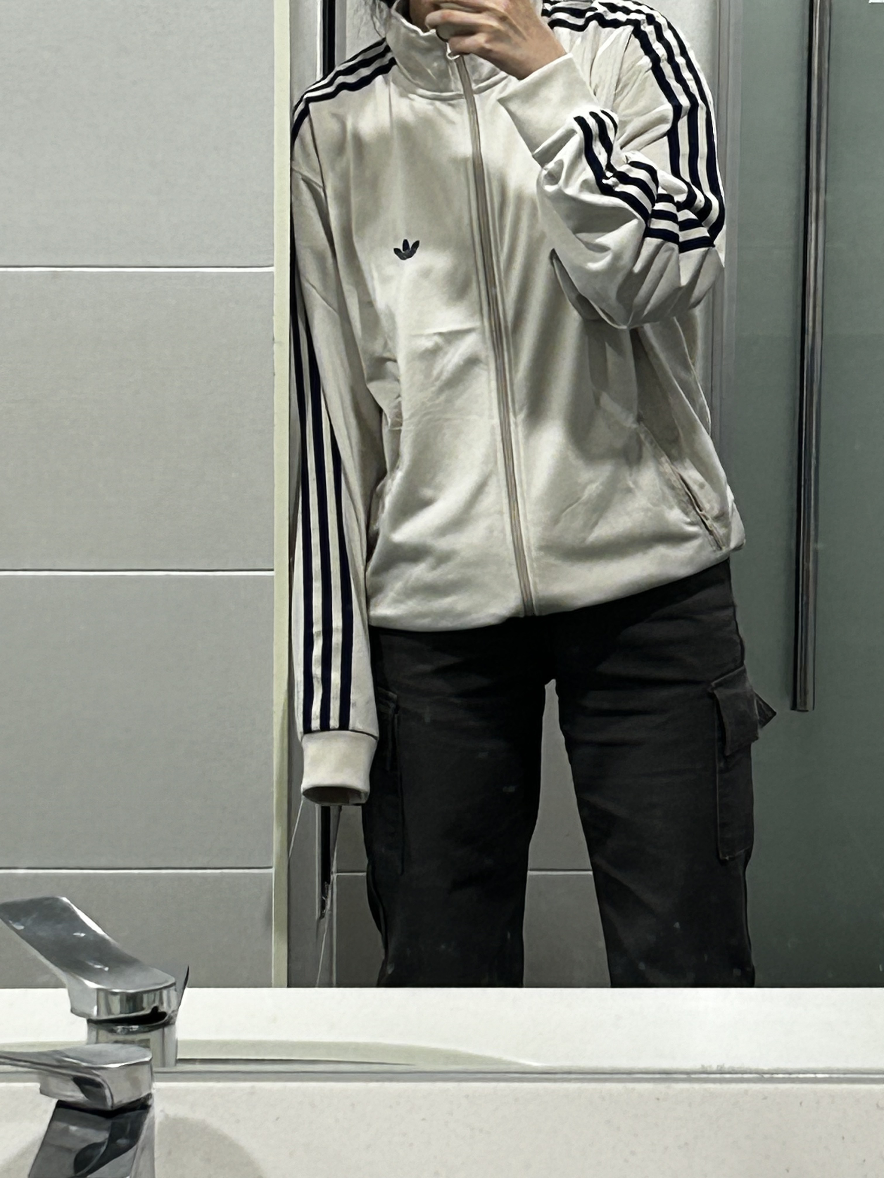 Adidas Originals Beckenbauer Track Top Bliss - KR Sizing 착용 스타일