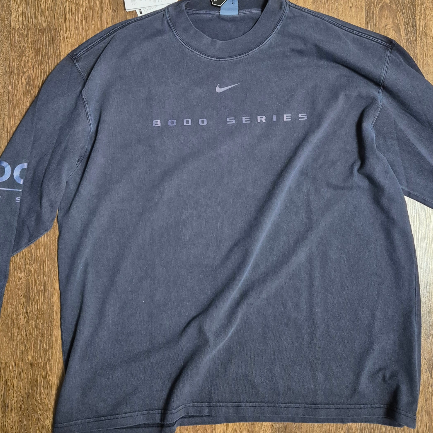 Nike x Drake Nocta 8K Peaks Long Sleeve Mock Dark Obsidian (FQ6556-451) 착용 스타일