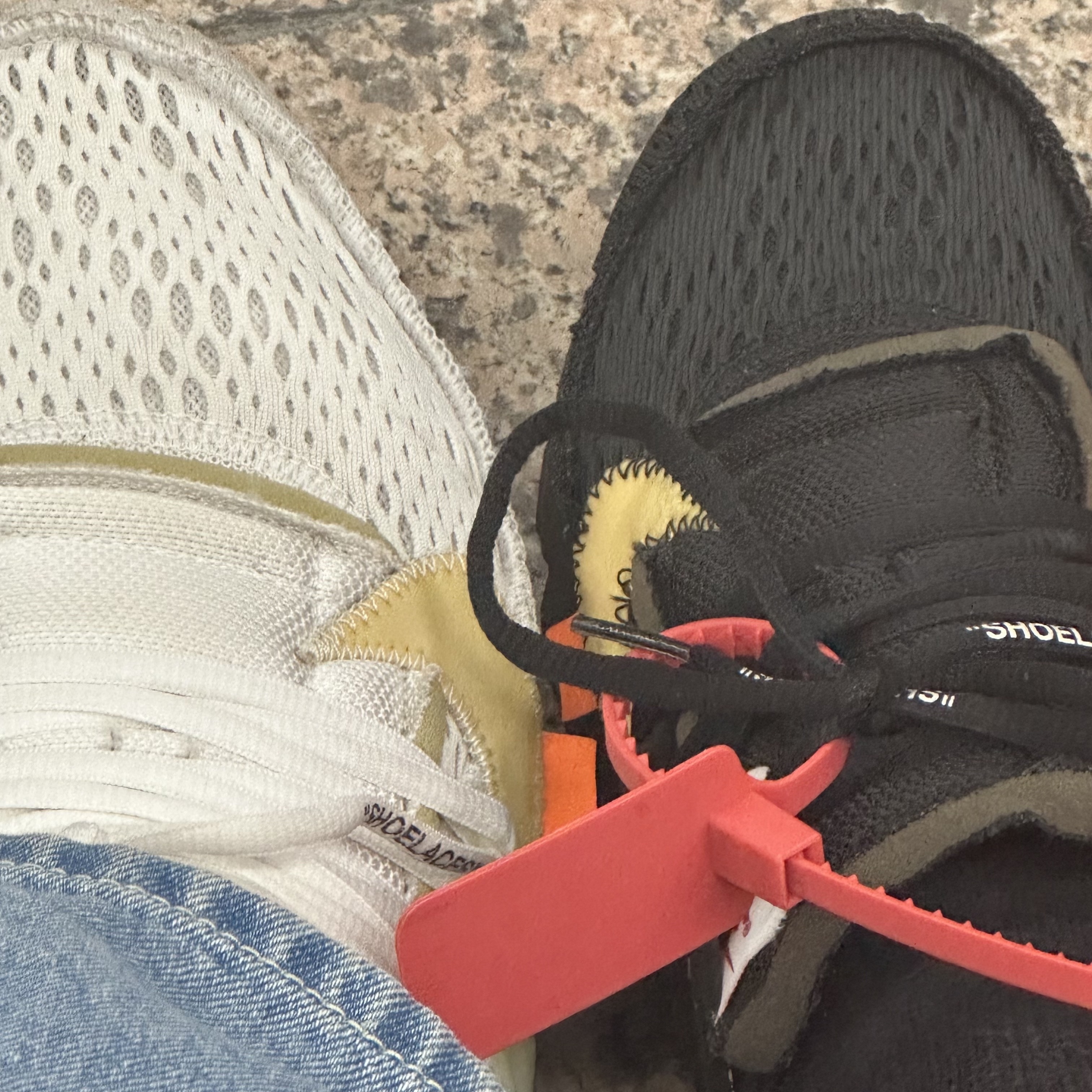 Nike x Off-White Air Presto White, Nike x Off-White Air Presto Black 착용 스타일