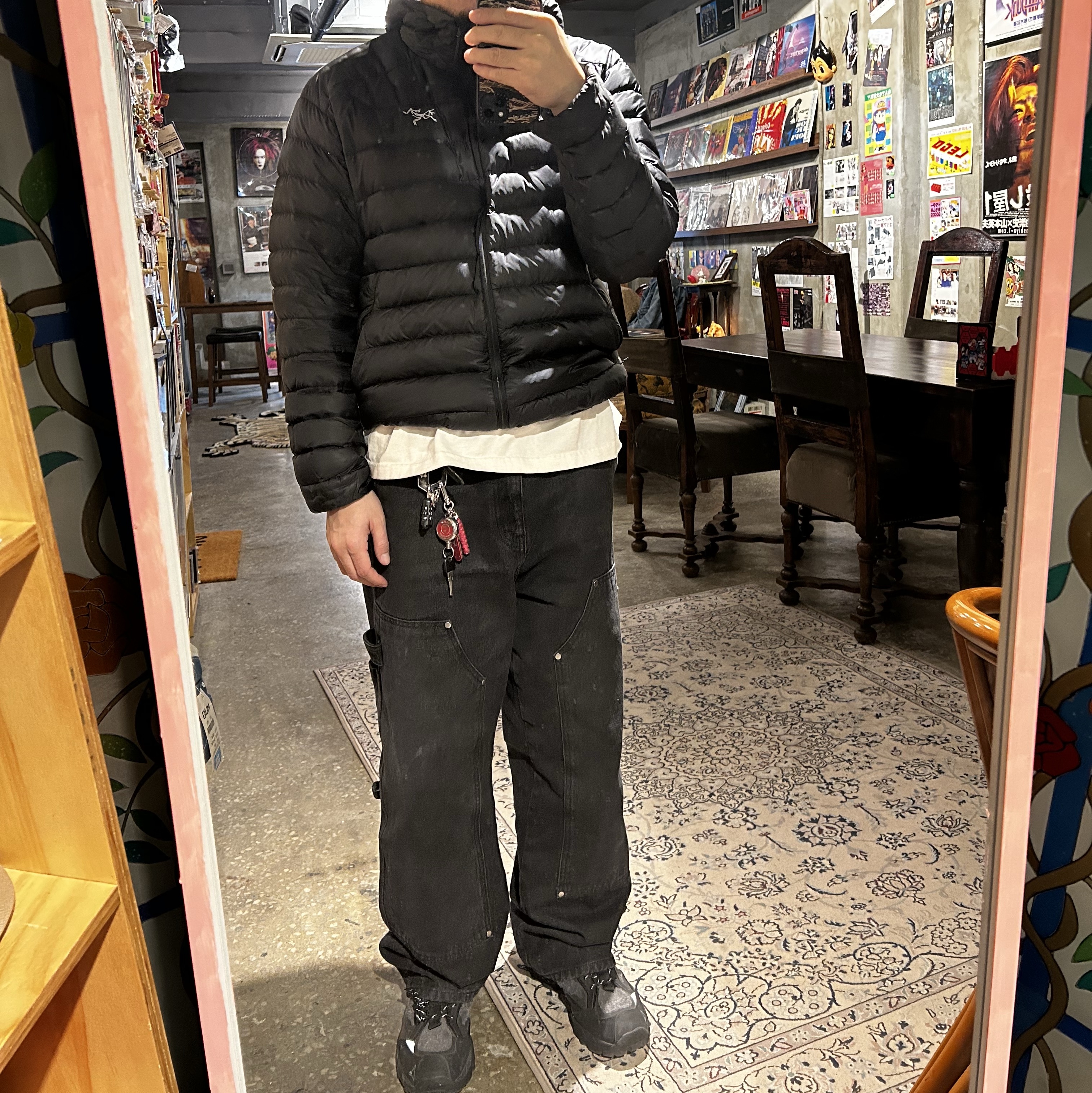 Roa Hiking Lhakpa Black, Arc'teryx Cerium Hoody Black 착용 스타일 - 3