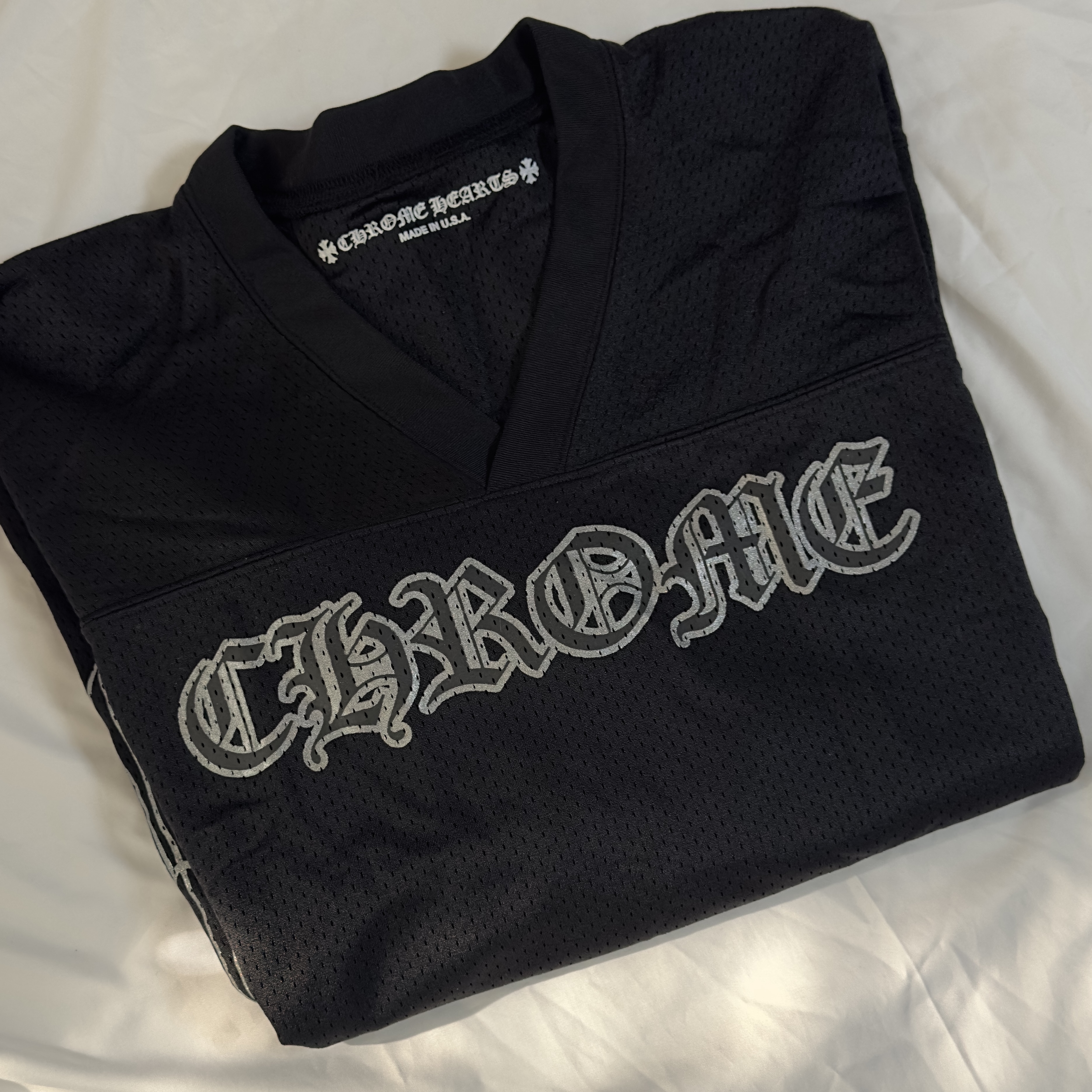 Chrome Hearts Warm Up LS Jersey Black 착용 스타일 - 3
