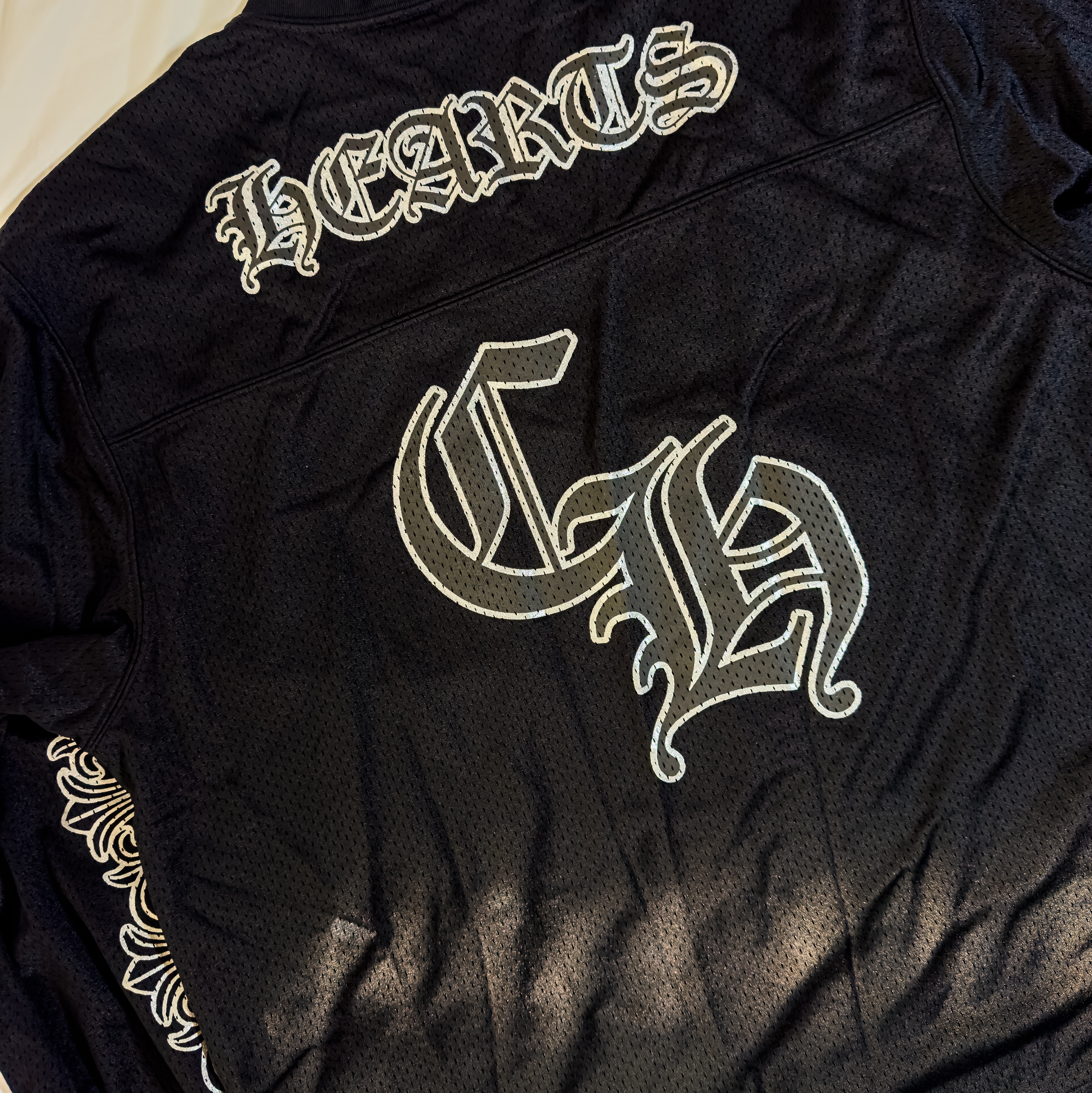 Chrome Hearts Warm Up LS Jersey Black 착용 스타일 - 2