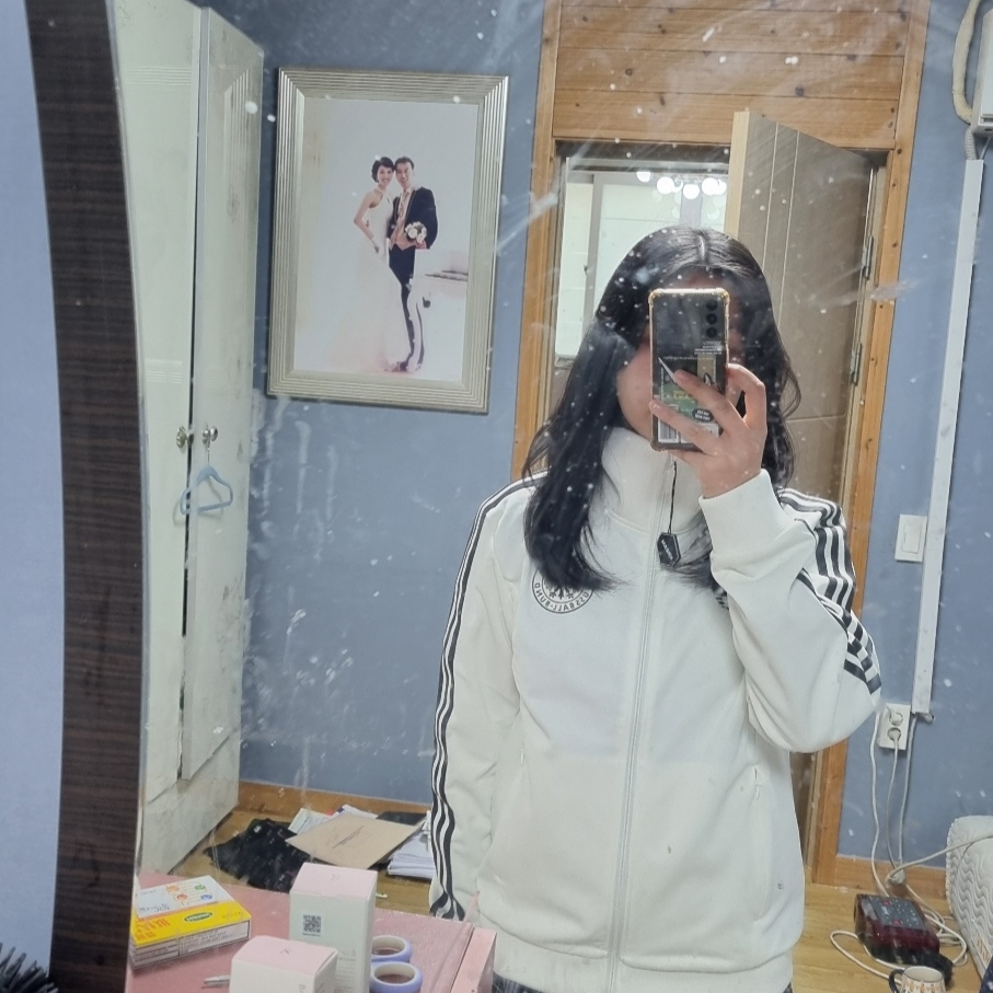 Adidas German Beckenbauer Track Top Off White - KR Sizing 착용 스타일
