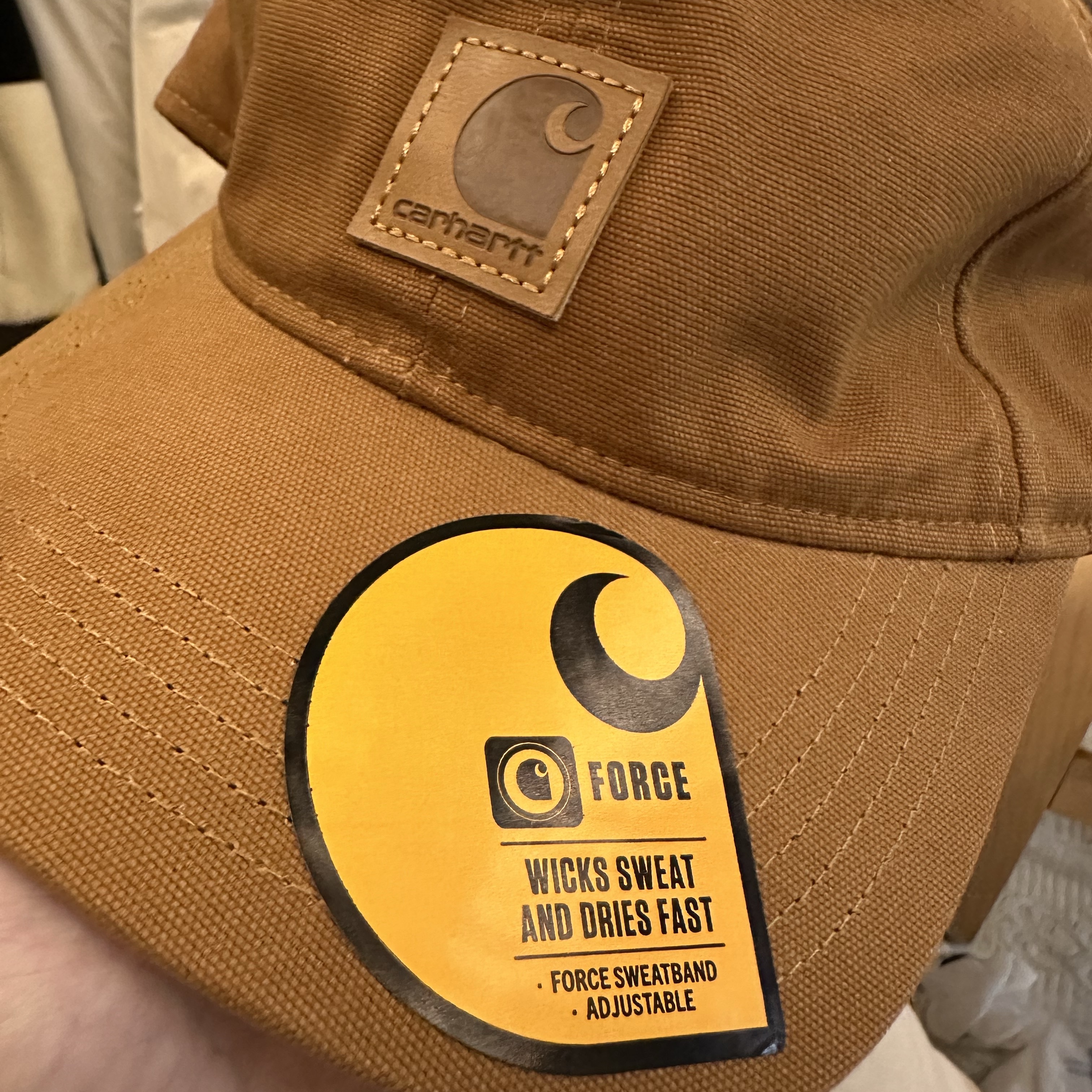 Carhartt Canvas Cap Carhartt Brown 착용 스타일 - 3