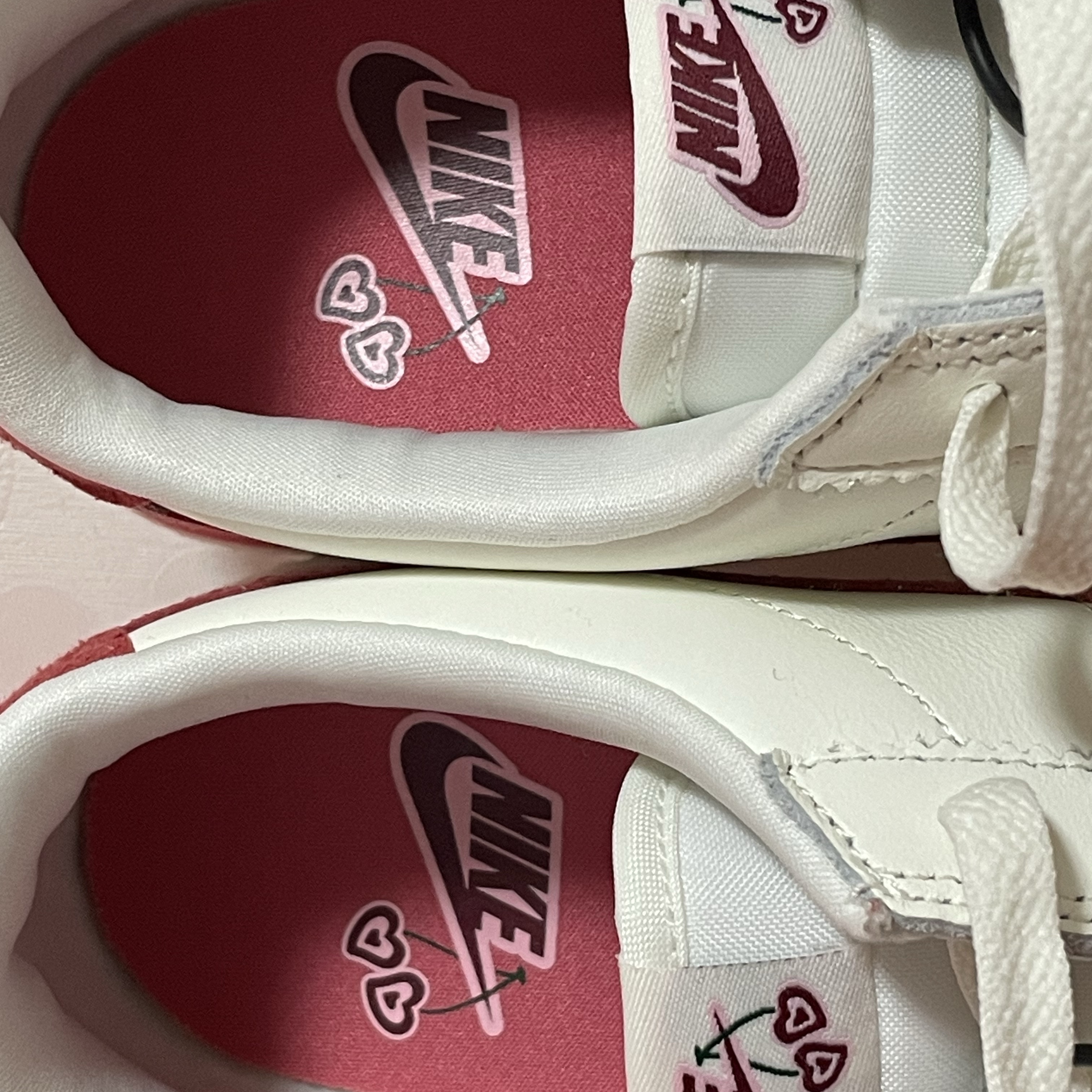 (W) Nike Cortez SE Valentine Day Sail Adobe 착용 스타일 - 5
