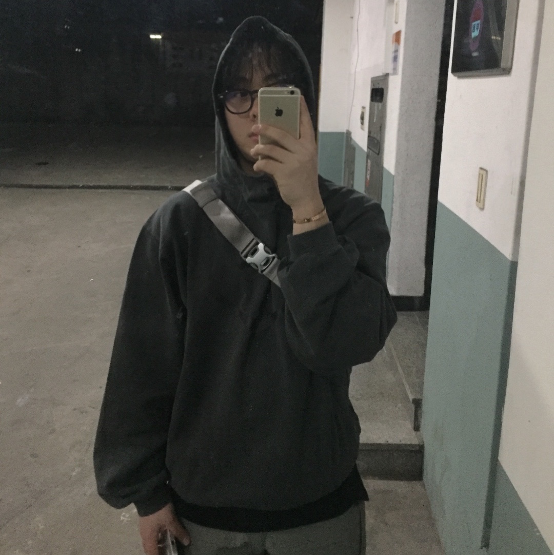(W) Mischief Rhombus Side Button Up Hoodie Washed Charcoal, Sansan Gear Snap Stretch Pants Green Grey - 24SS 착용 스타일 - 3
