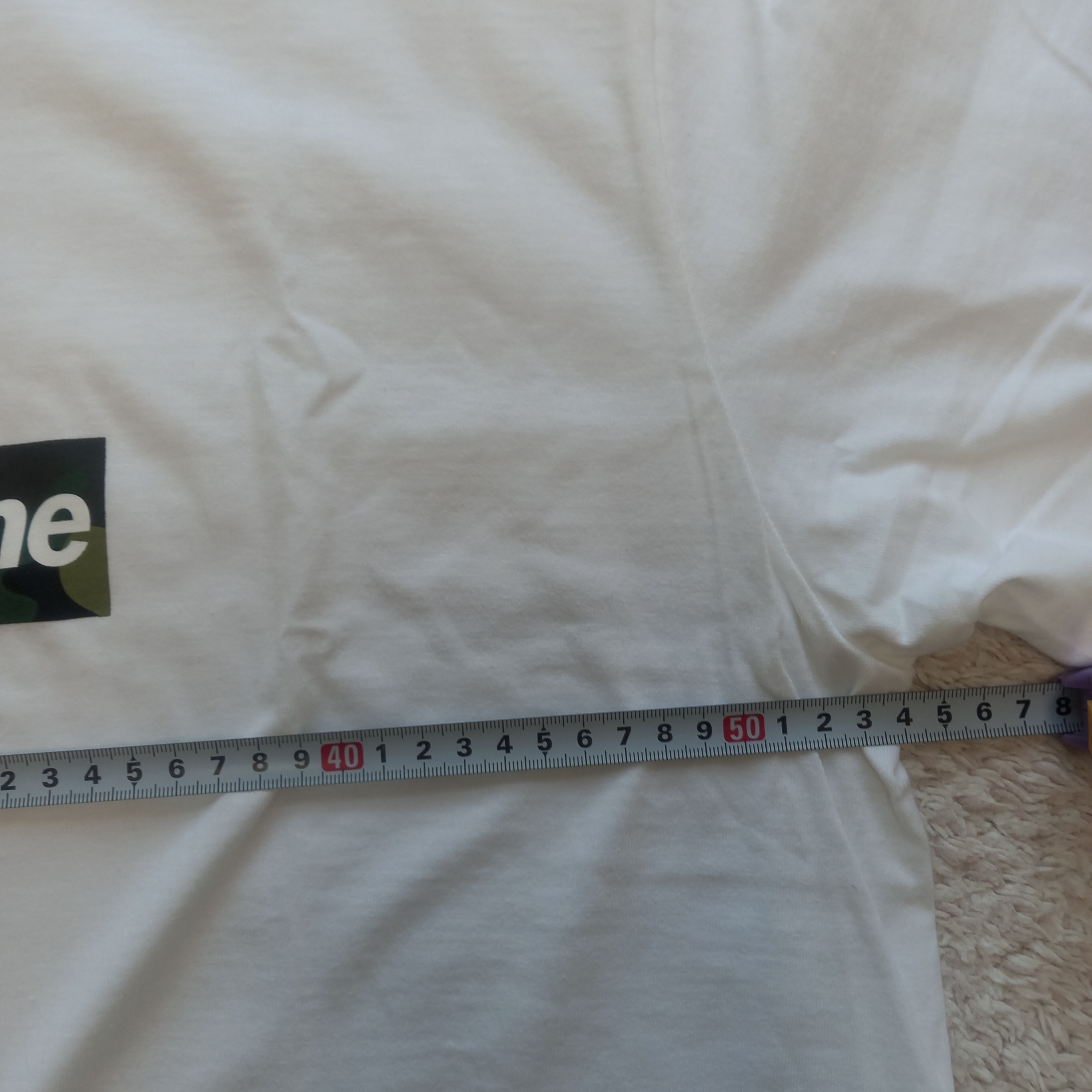 Supreme Box Logo T-Shirt White - 23FW, Supreme Cordura Ripstop S Logo 6-Panel Black - 23SS 착용 스타일 - 7