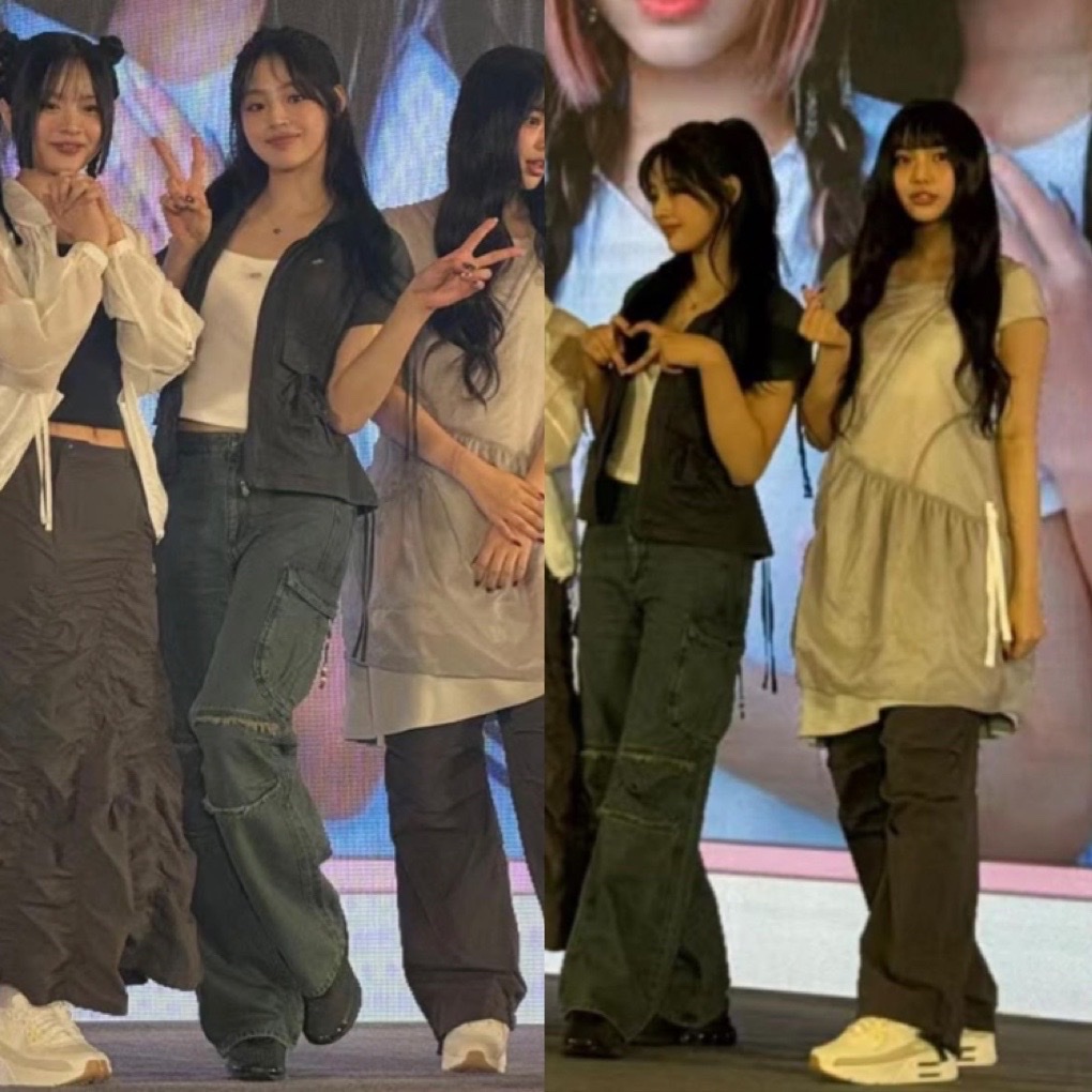 (W) Nike Air Max 90 LV8 Sail Light Orewood Brown, Nike Air Max Dn Black Grey 착용 스타일 - 1