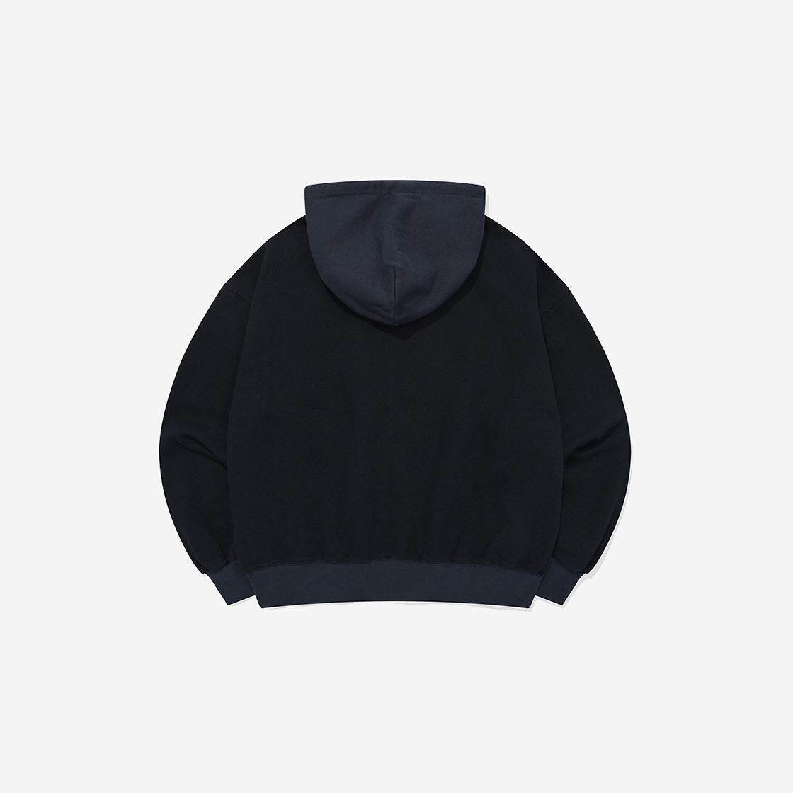 카락터 가먼트 다이드 후드 집업 피그먼트 네이비(Karactor Garment Dyed Hooded Zip-Up Pigment Navy) - 2