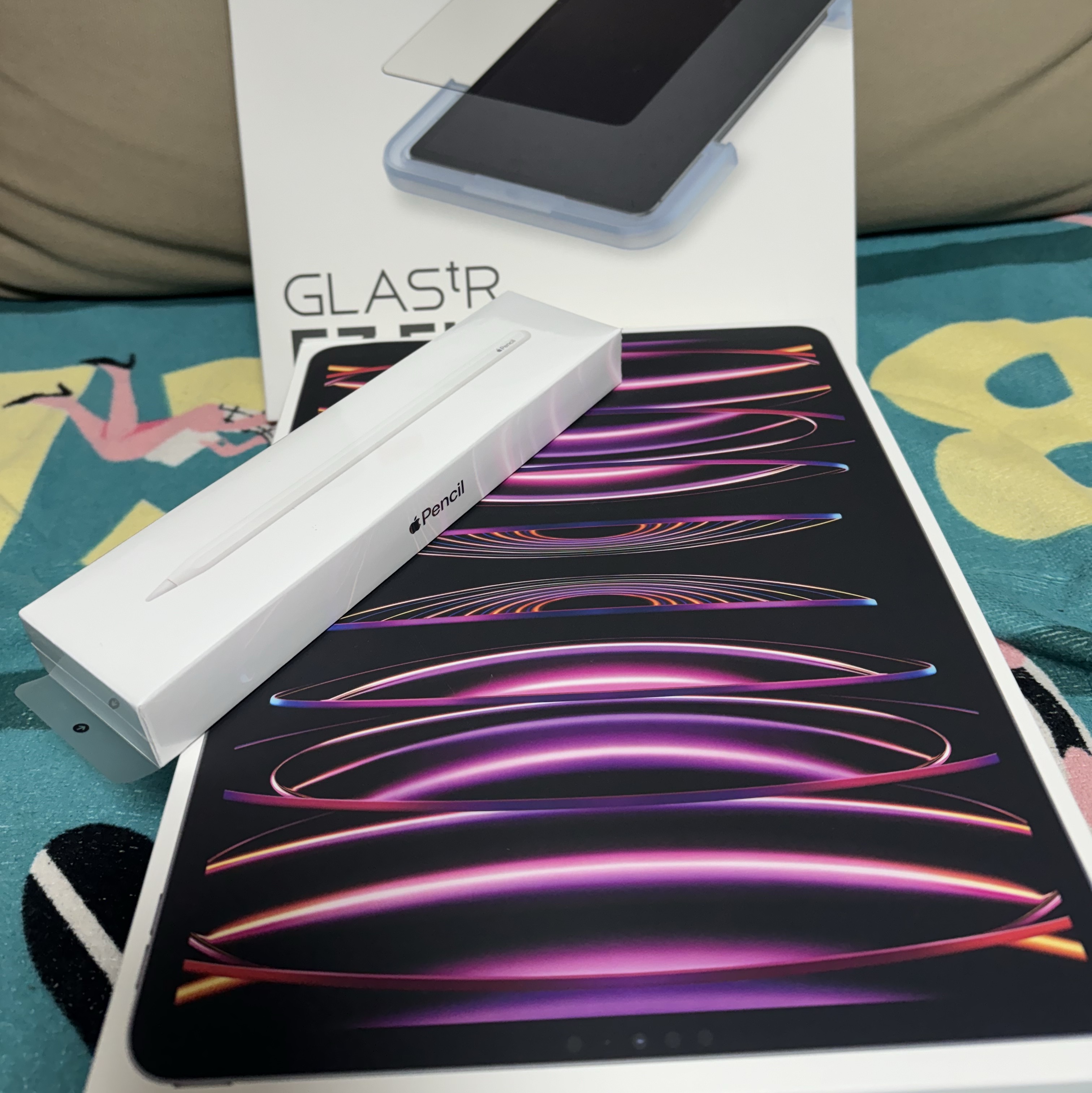 Apple iPad Pro 6th Gen 12.9-inch Wifi 256GB Space Gray (Korean Ver.), Apple Pencil 2nd Gen 착용 스타일 - 1