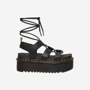 Dr. Martens Women Nartilla Athena Leather Gladiator Platform Sandals Black