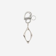 Mischief Rhombus Keyring Silver