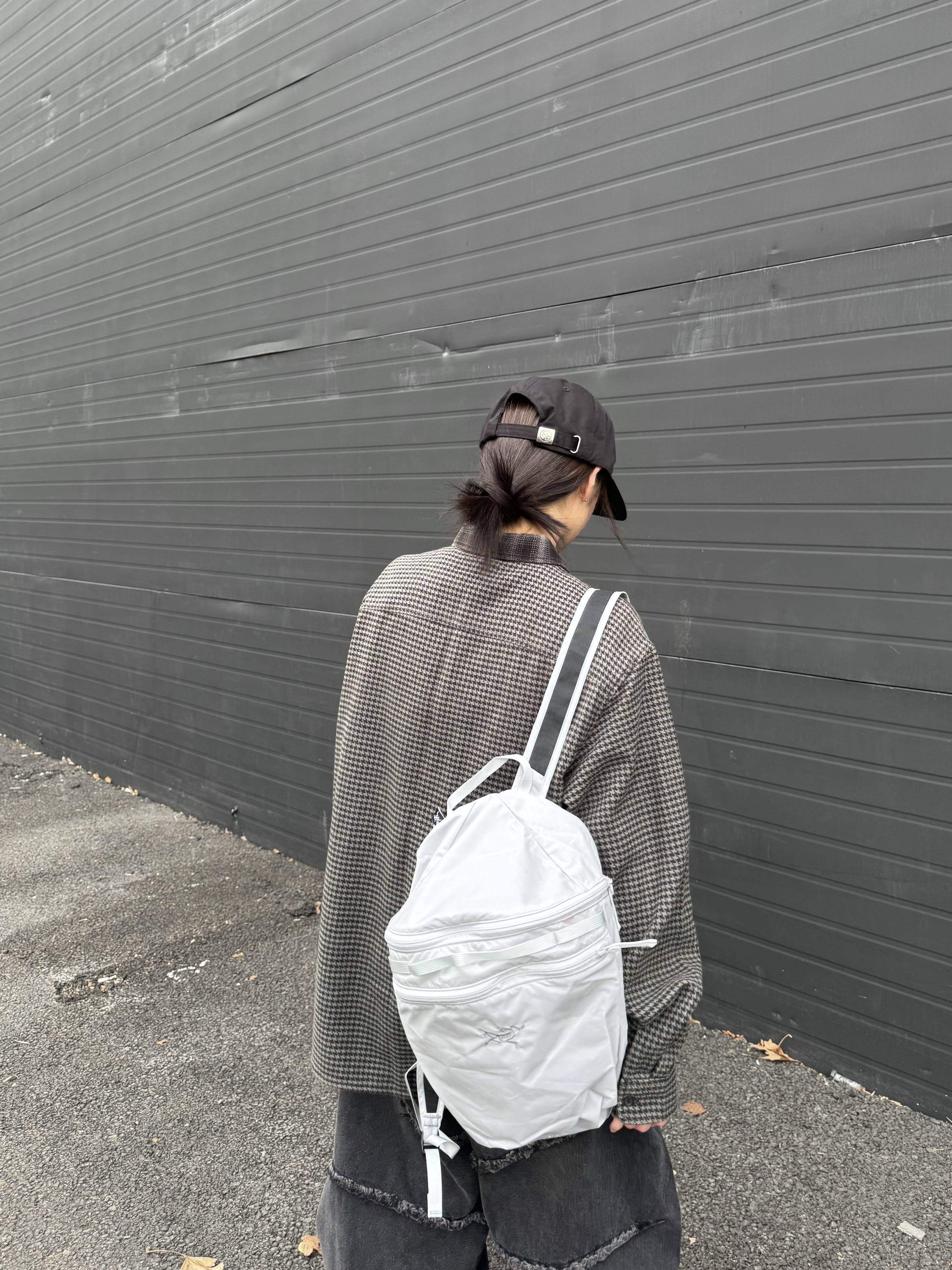 Supreme Houndstooth Plaid Flannel Shirt Black - 23FW, Arc'teryx Heliad 15 Backpack Solitude 착용 스타일 - 2