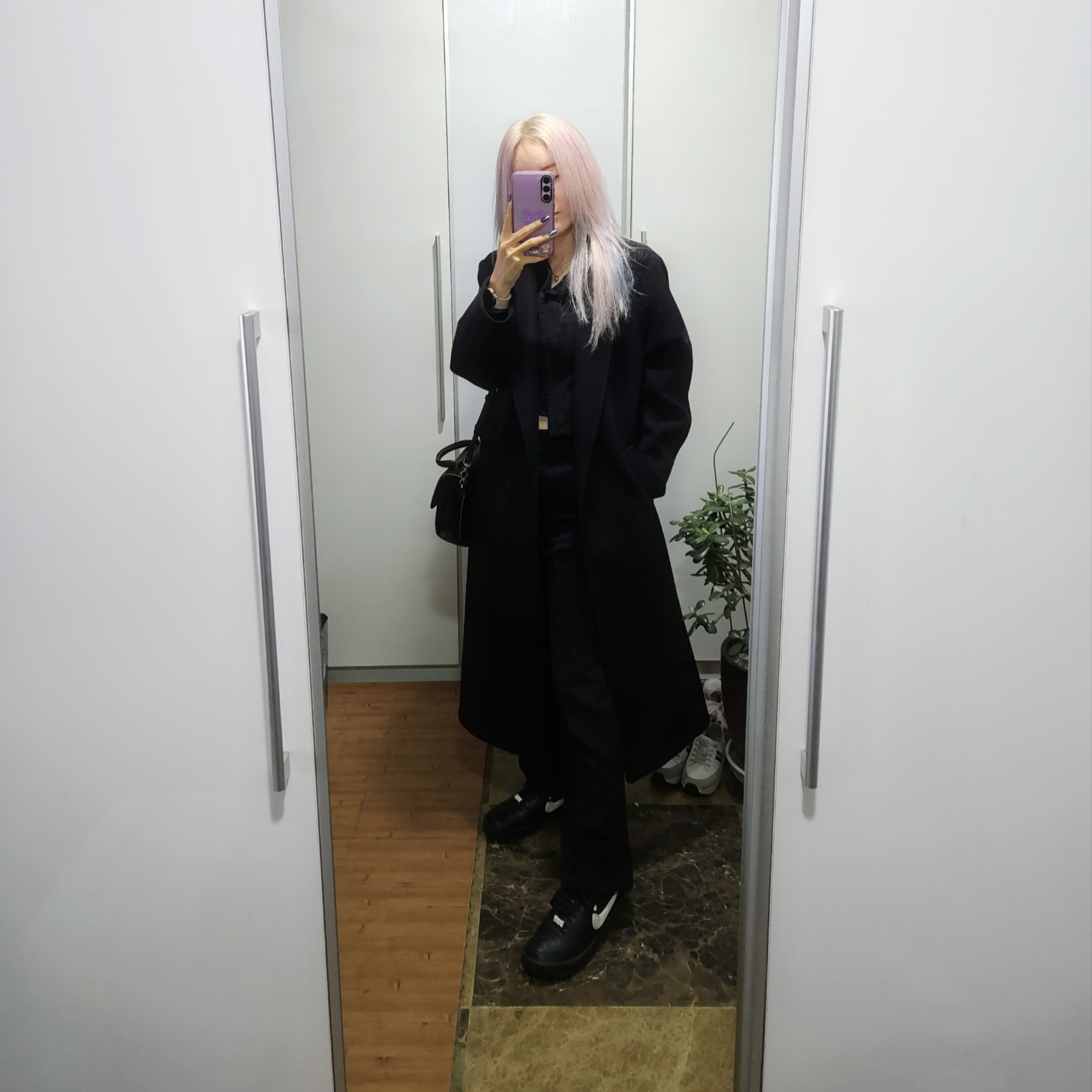 Nike x Ambush Air Force 1 Low SP Black 착용 스타일