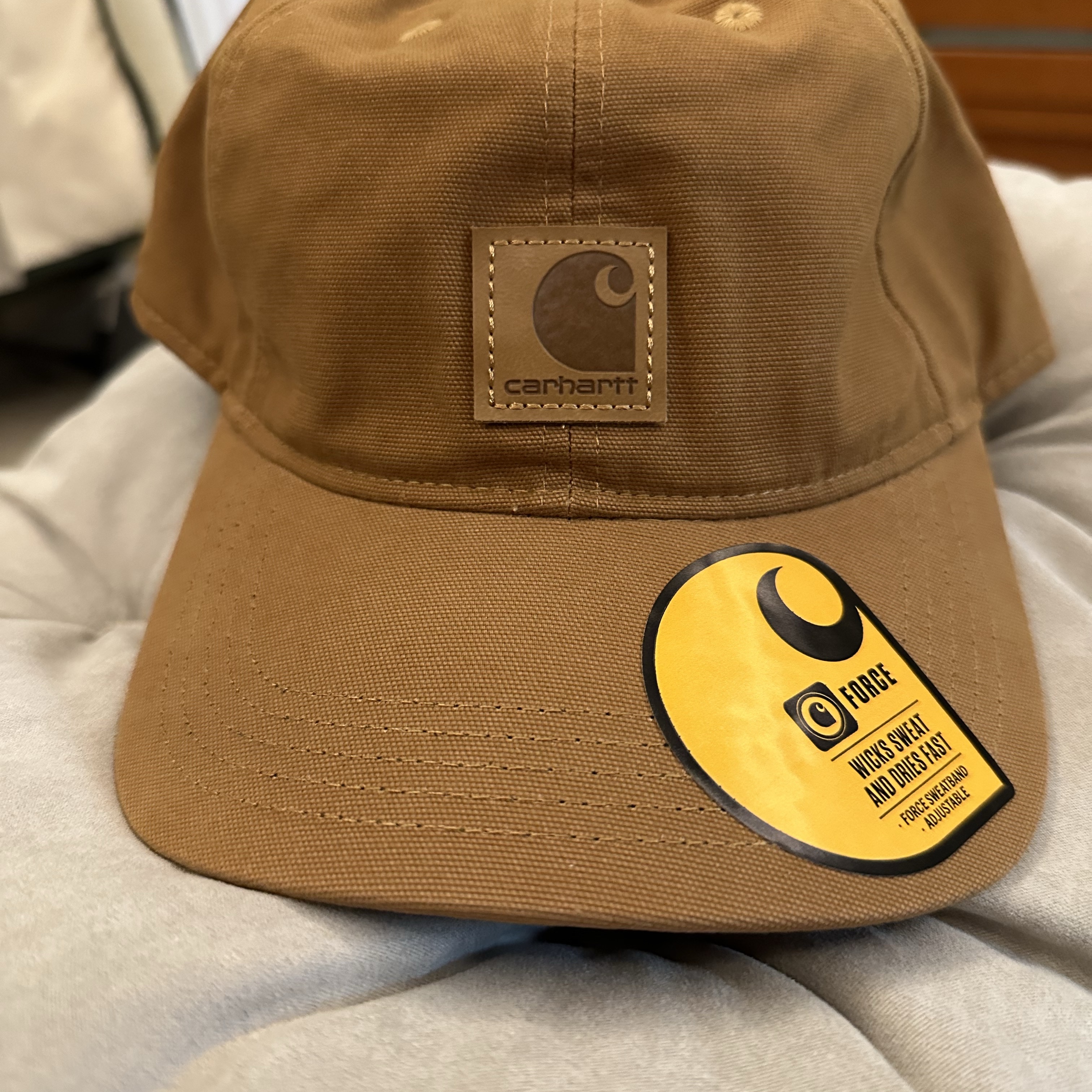 Carhartt Canvas Cap Carhartt Brown 착용 스타일 - 1