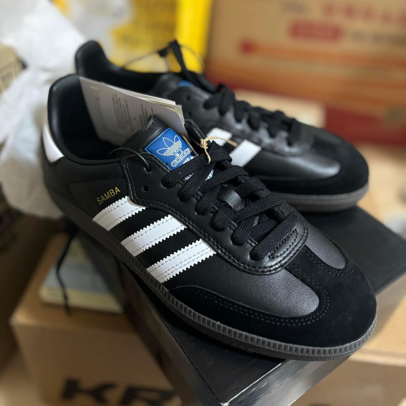 Adidas Samba ADV Black 착용 스타일