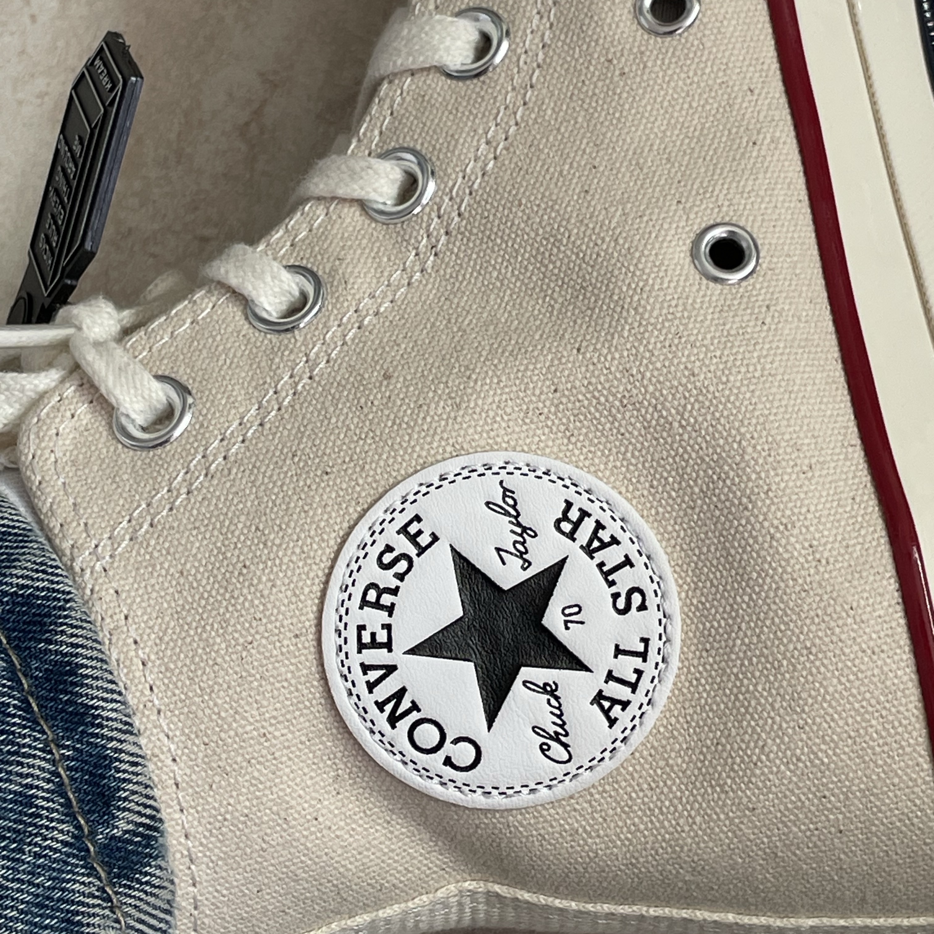Converse Chuck 70 High Parchment 착용 스타일