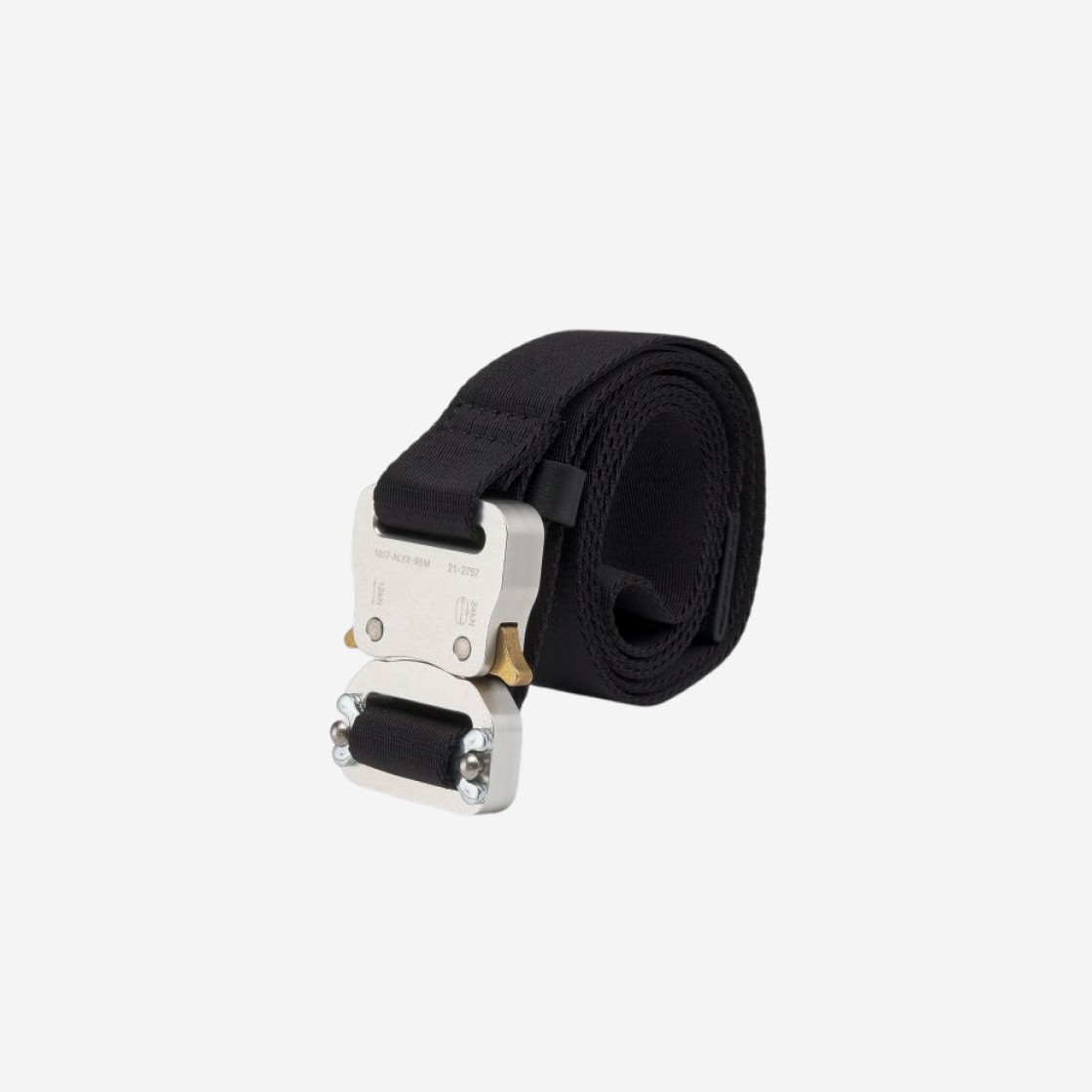 1017 Alyx 9SM Rollercoaster Buckle Belt Black 상세 이미지 1