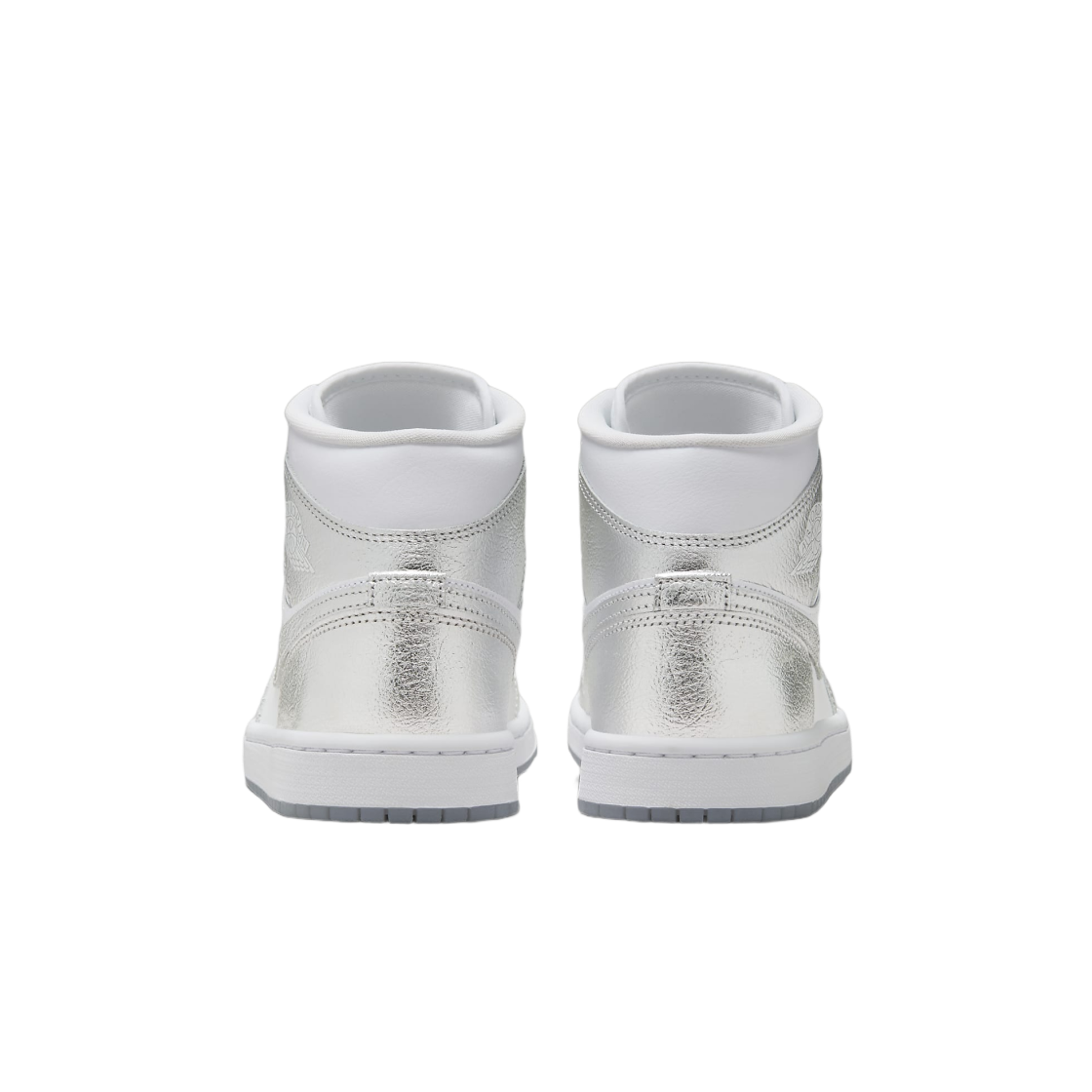 (W) 조던 1 미드 SE 화이트 메탈릭 실버((W) Jordan 1 Mid SE White Metallic Silver) - 3