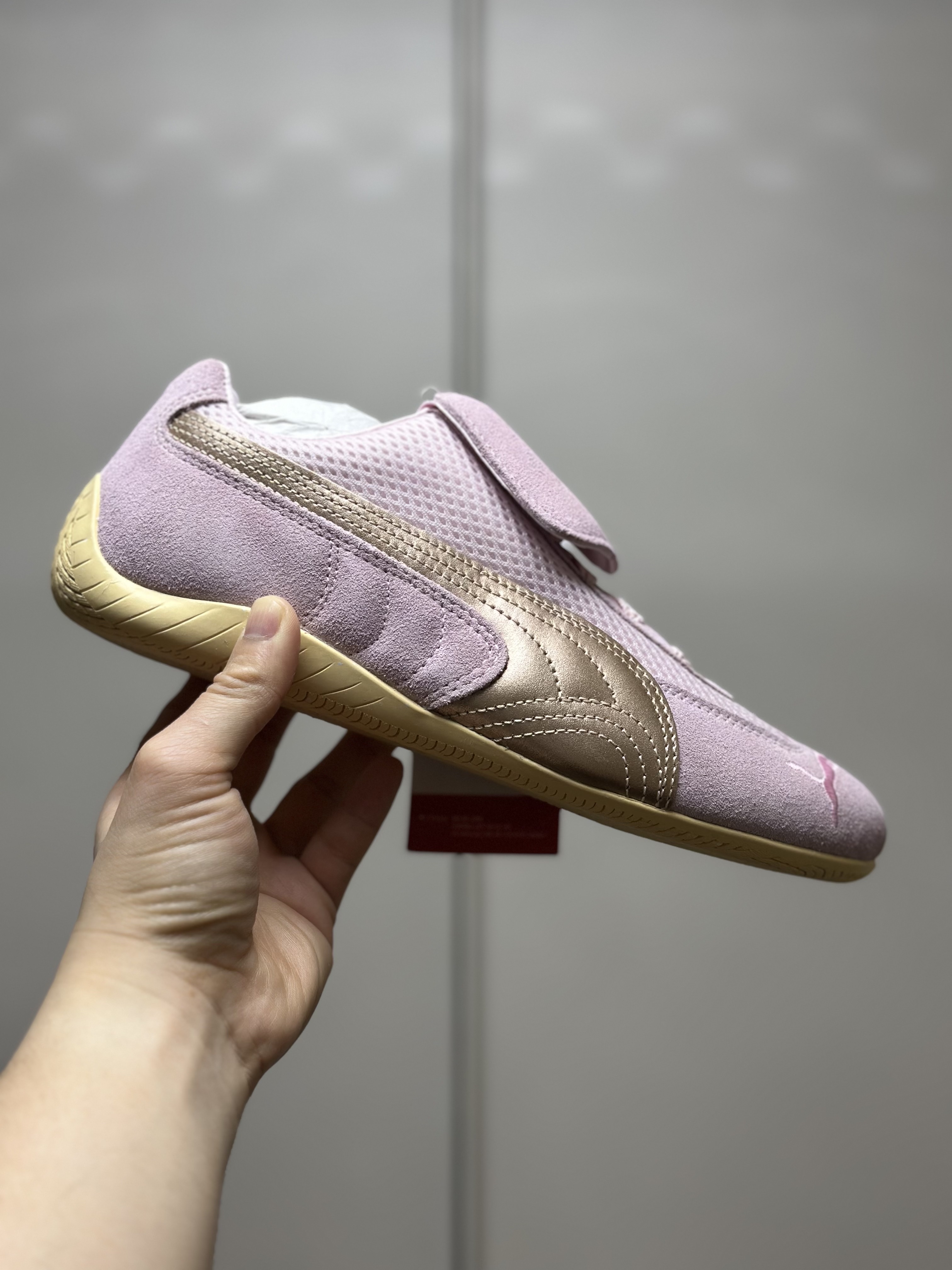 Puma x Open Yy Speedcat Whisp of Pink Chamomile 착용 스타일