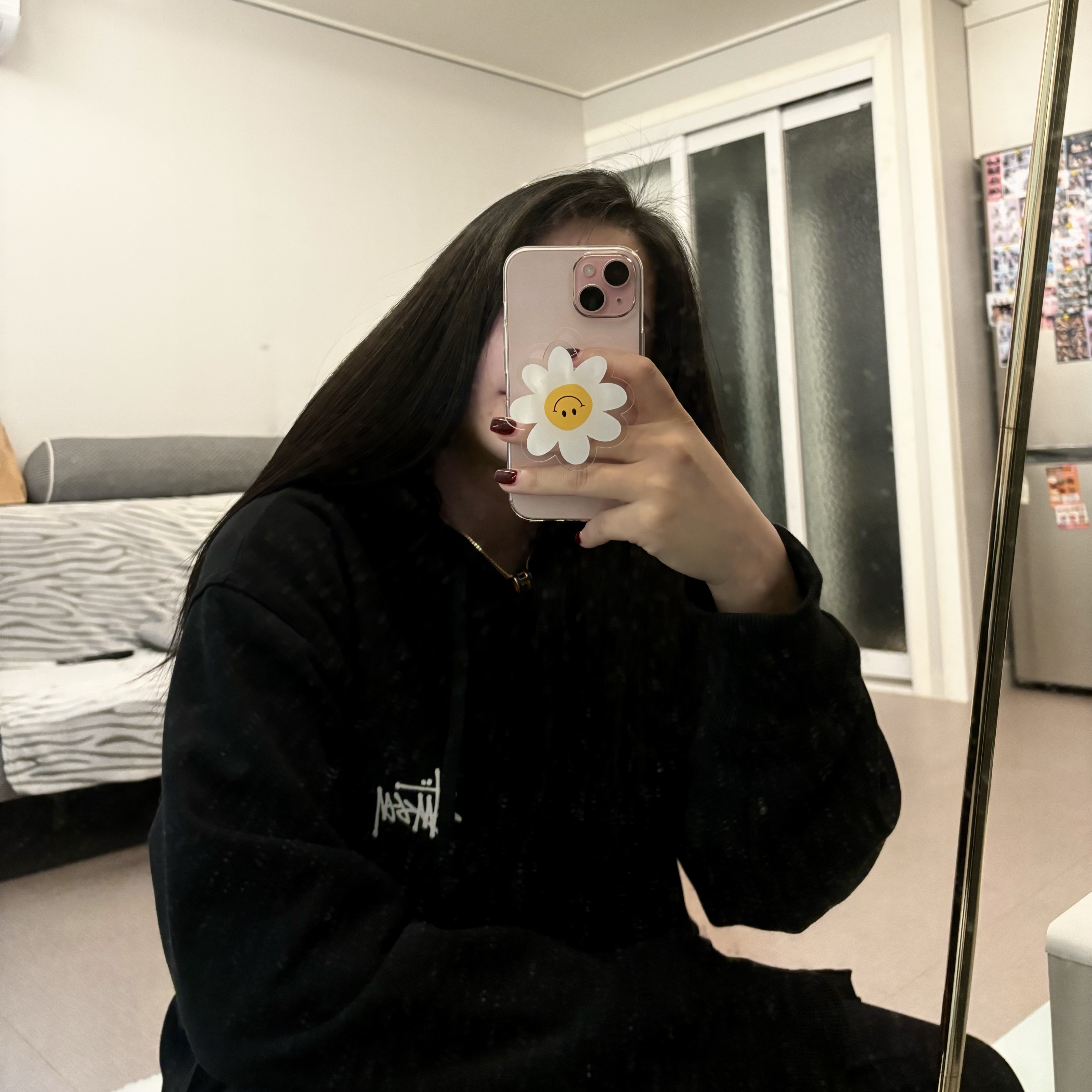 Stussy Basic Stussy Hoodie Black 2023 착용 스타일 - 2