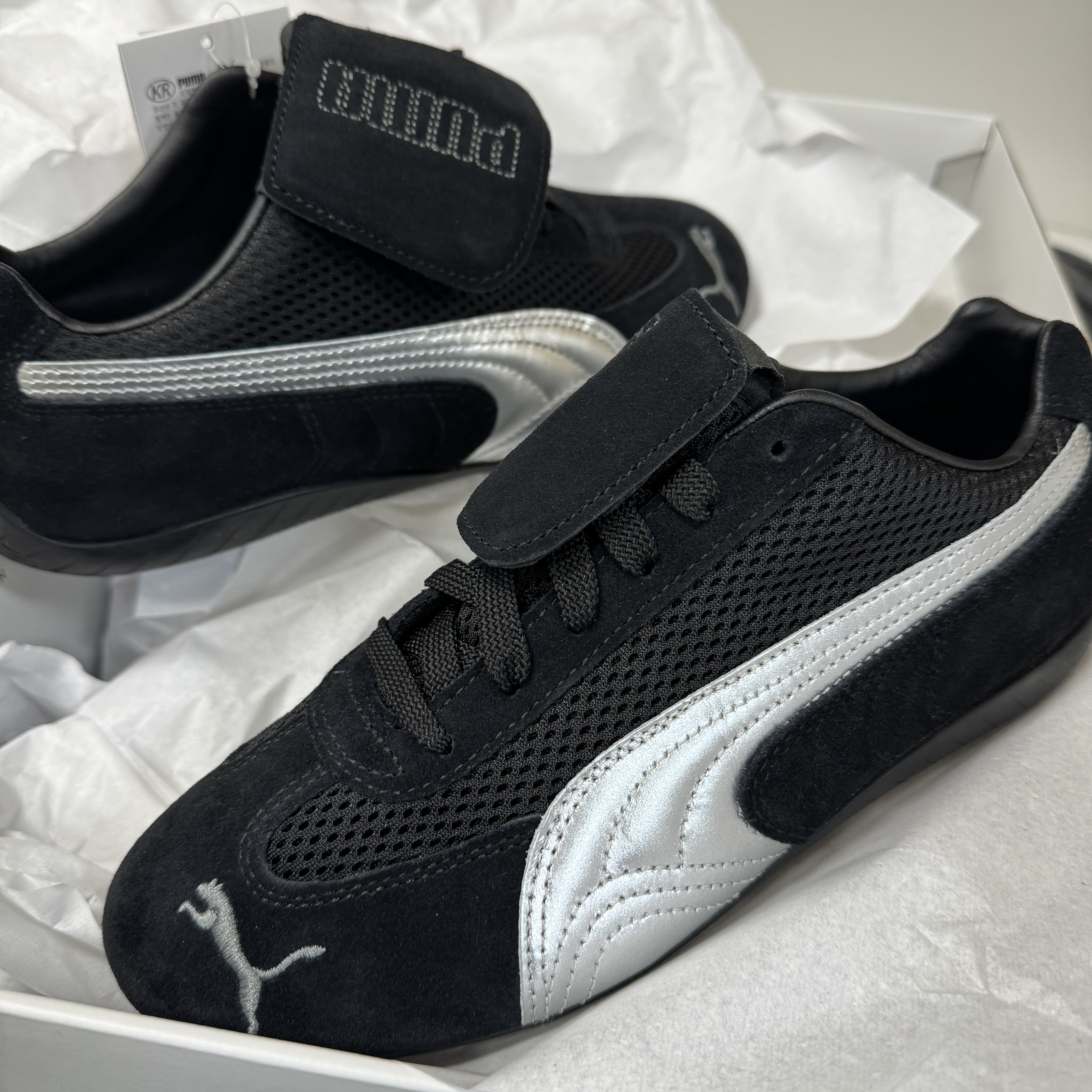 Puma x Open Yy Speedcat Black Shadow Gray 착용 스타일
