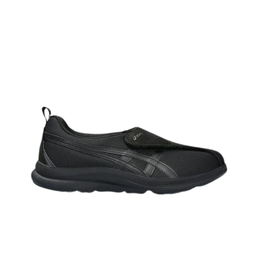 Asics ★ Life Walker 101 Black Charcoal Grey - 3E Wide ASICS Life Walker 101 (3E Width) Running Shoes Grey FLC101-1273