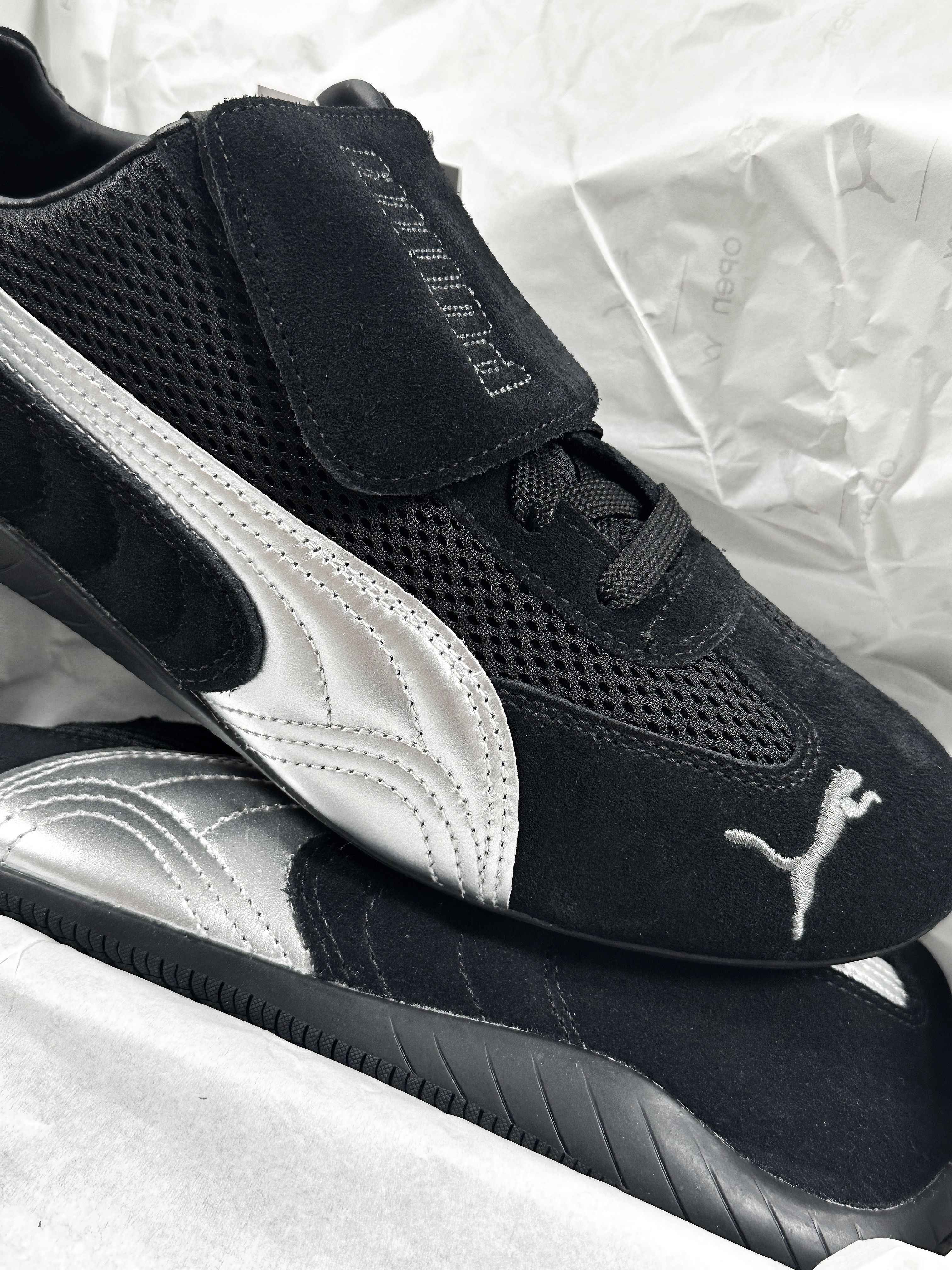 Puma x Open Yy Speedcat Black Shadow Gray 착용 스타일 - 2