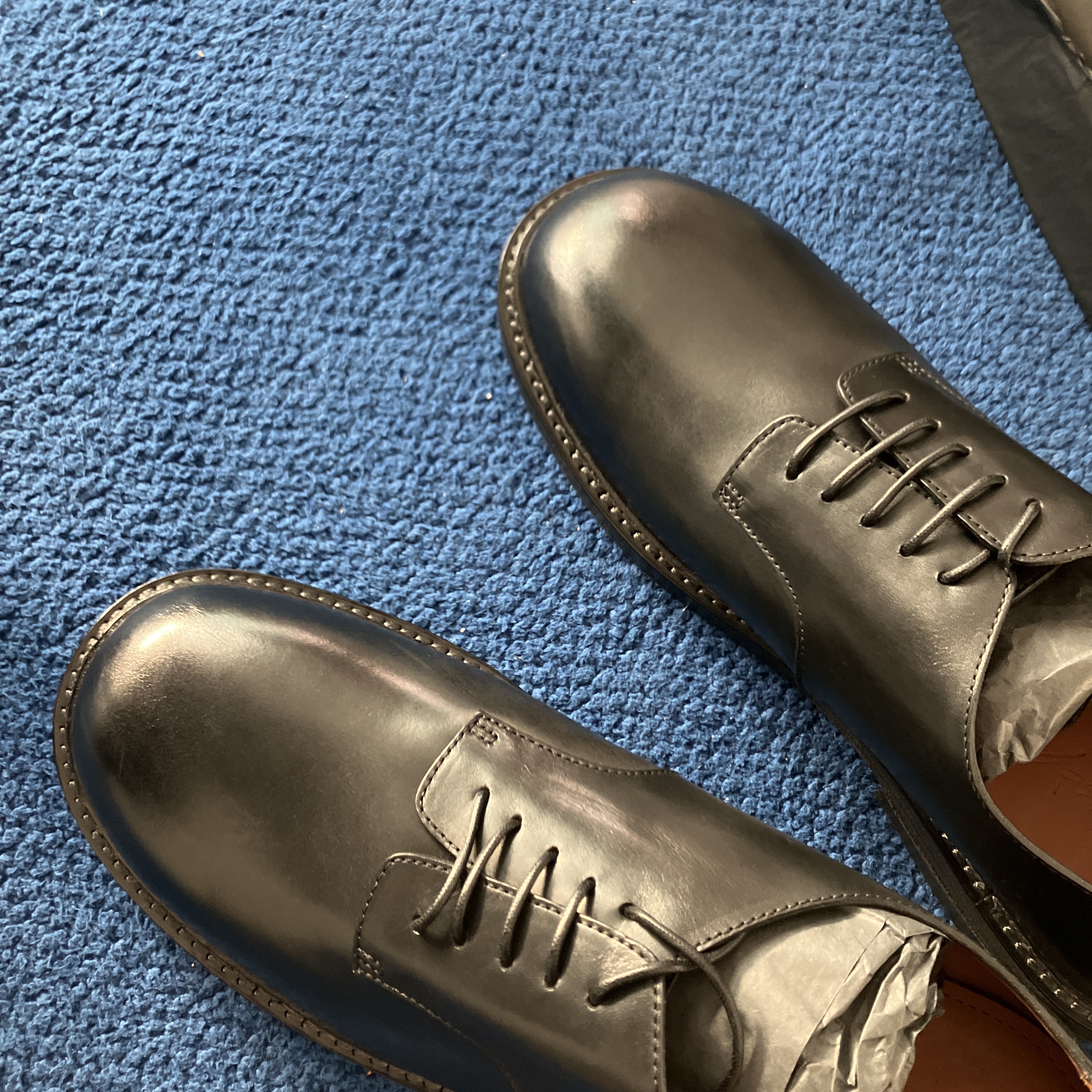 Marsell Zucca Media Derby Smooth Leather Nero 착용 스타일