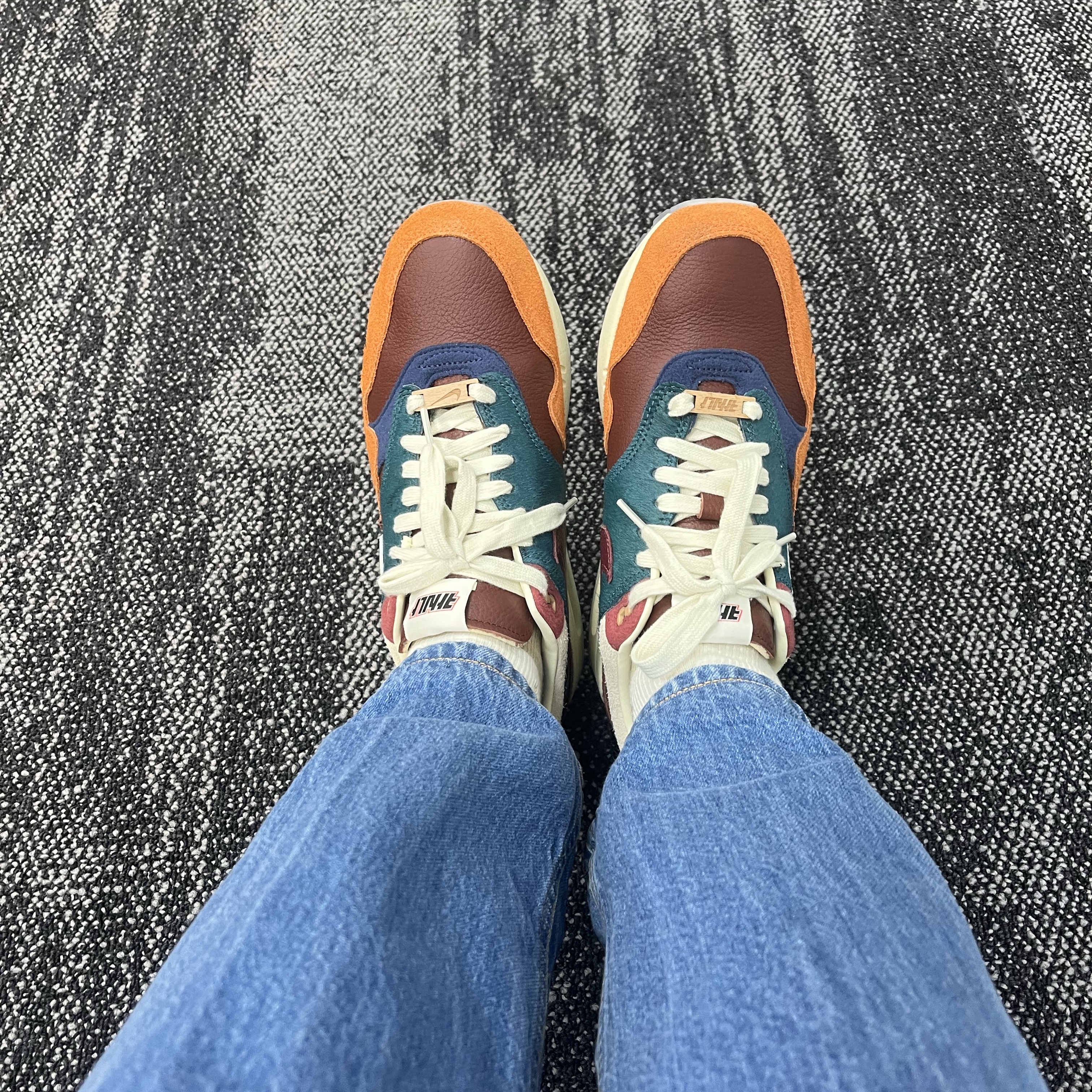 Nike x Kasina Air Max 1 SP Won-Ang Orange 착용 스타일