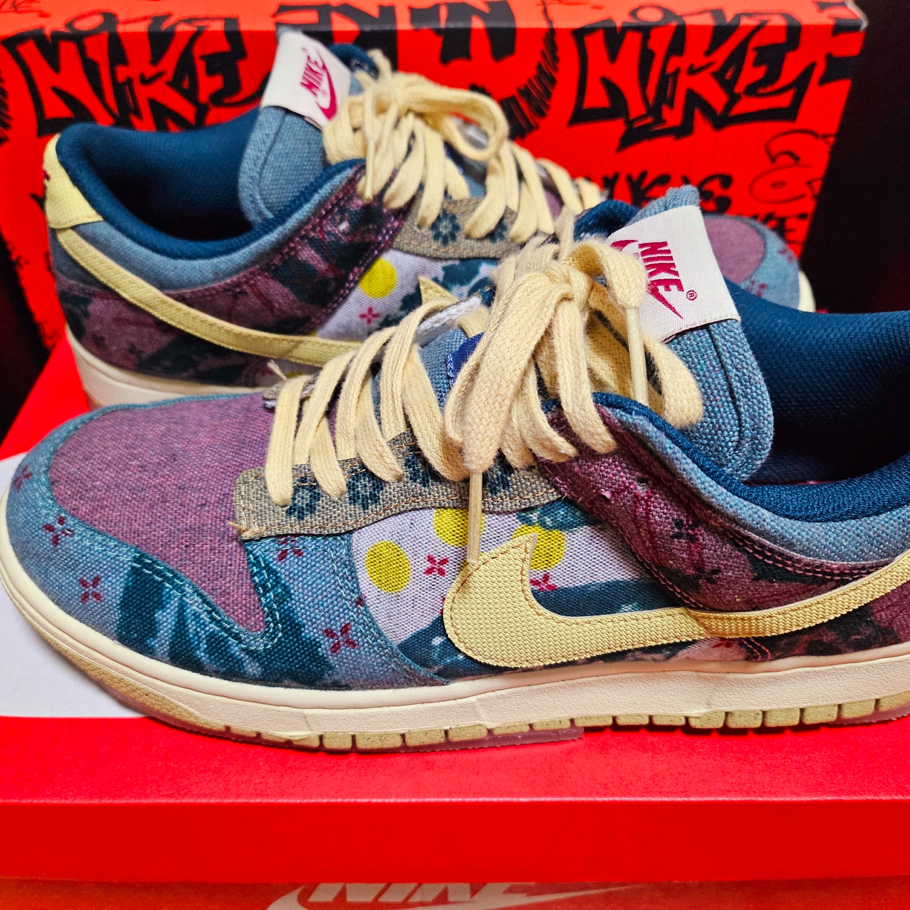Nike Dunk Low SP Community Garden 착용 스타일 - 1