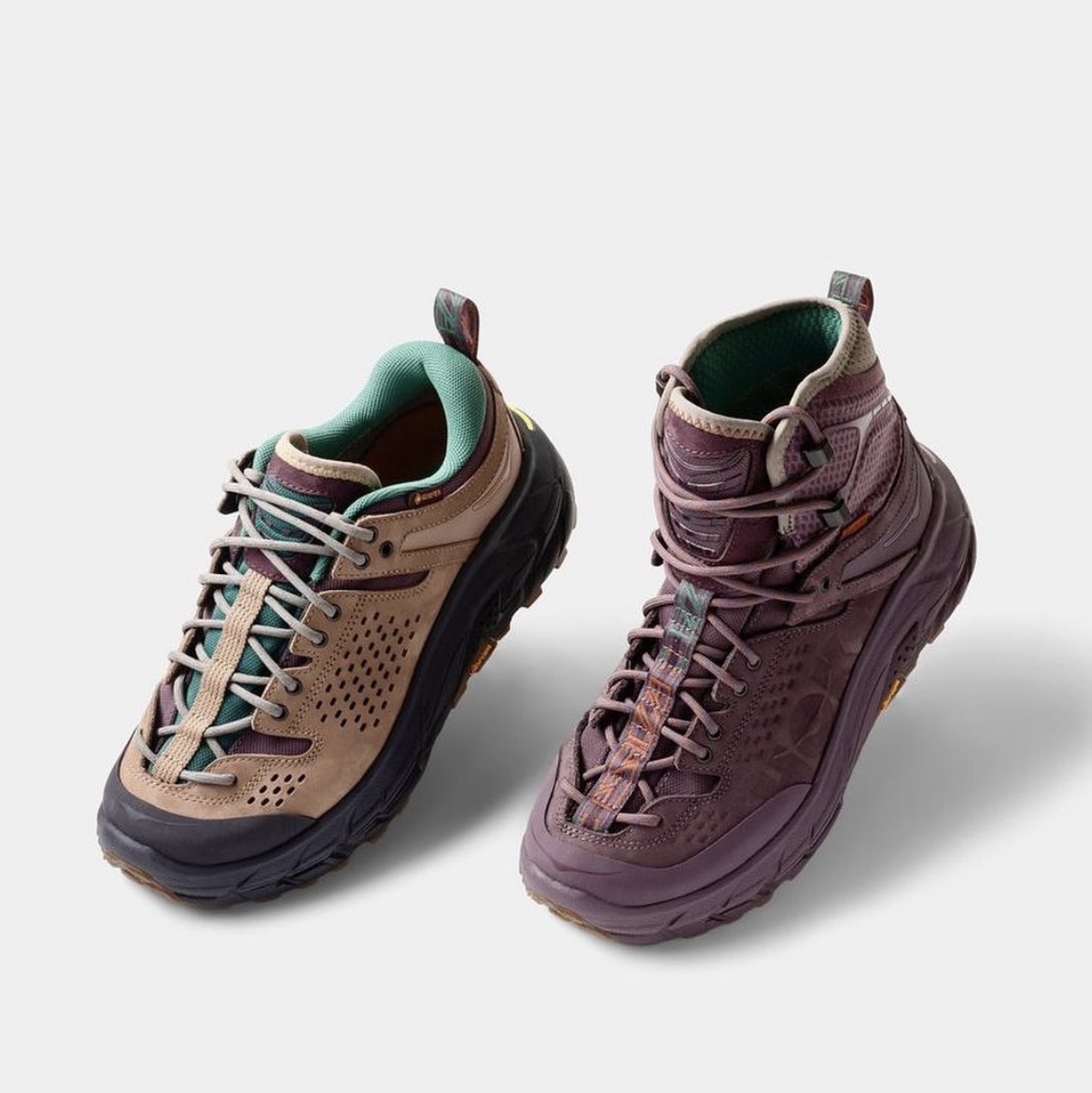 Hoka x Bodega Tor Ultra High Flint Eggplant 착용 스타일 - 8