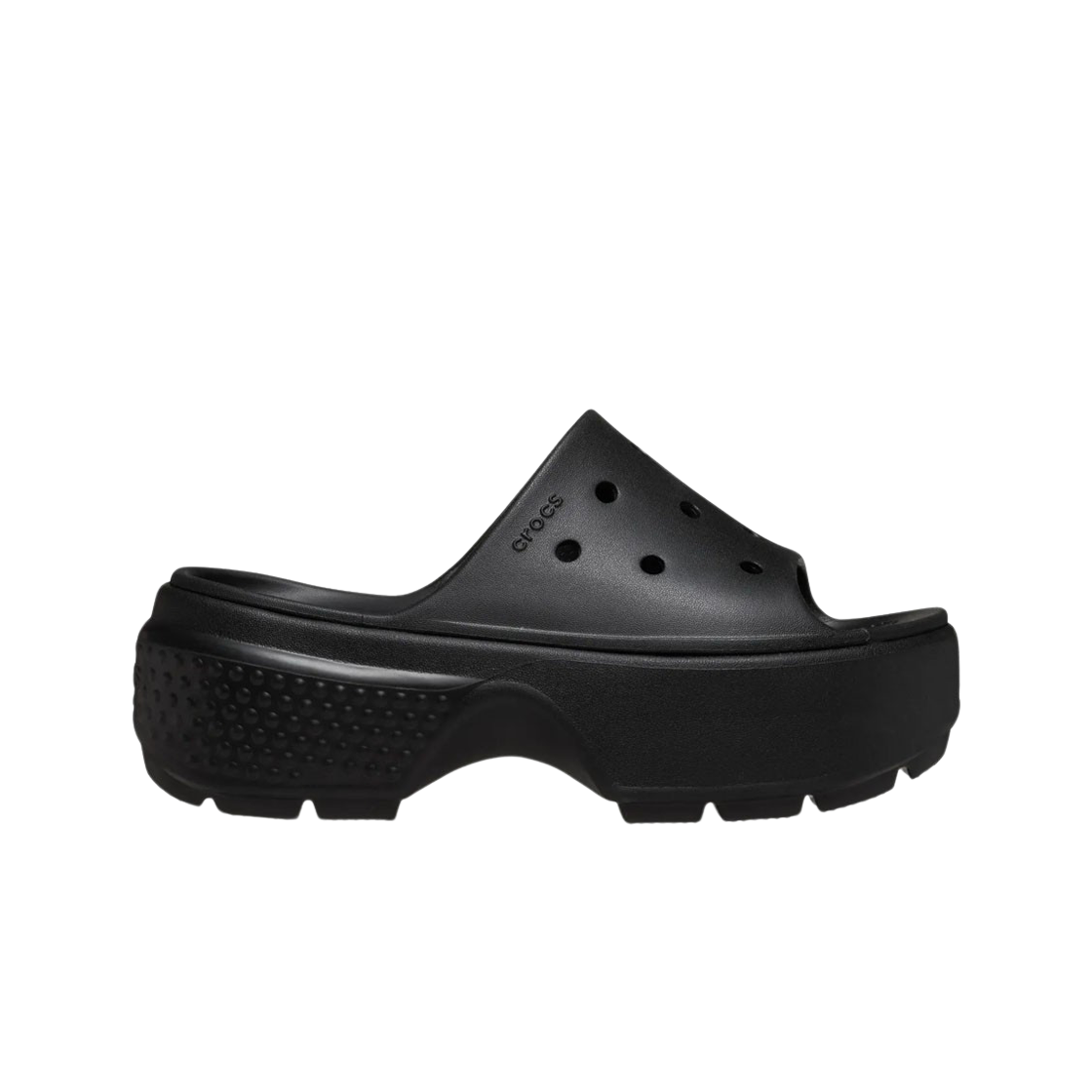 Crocs Stomp Slide Black 상세 이미지 1