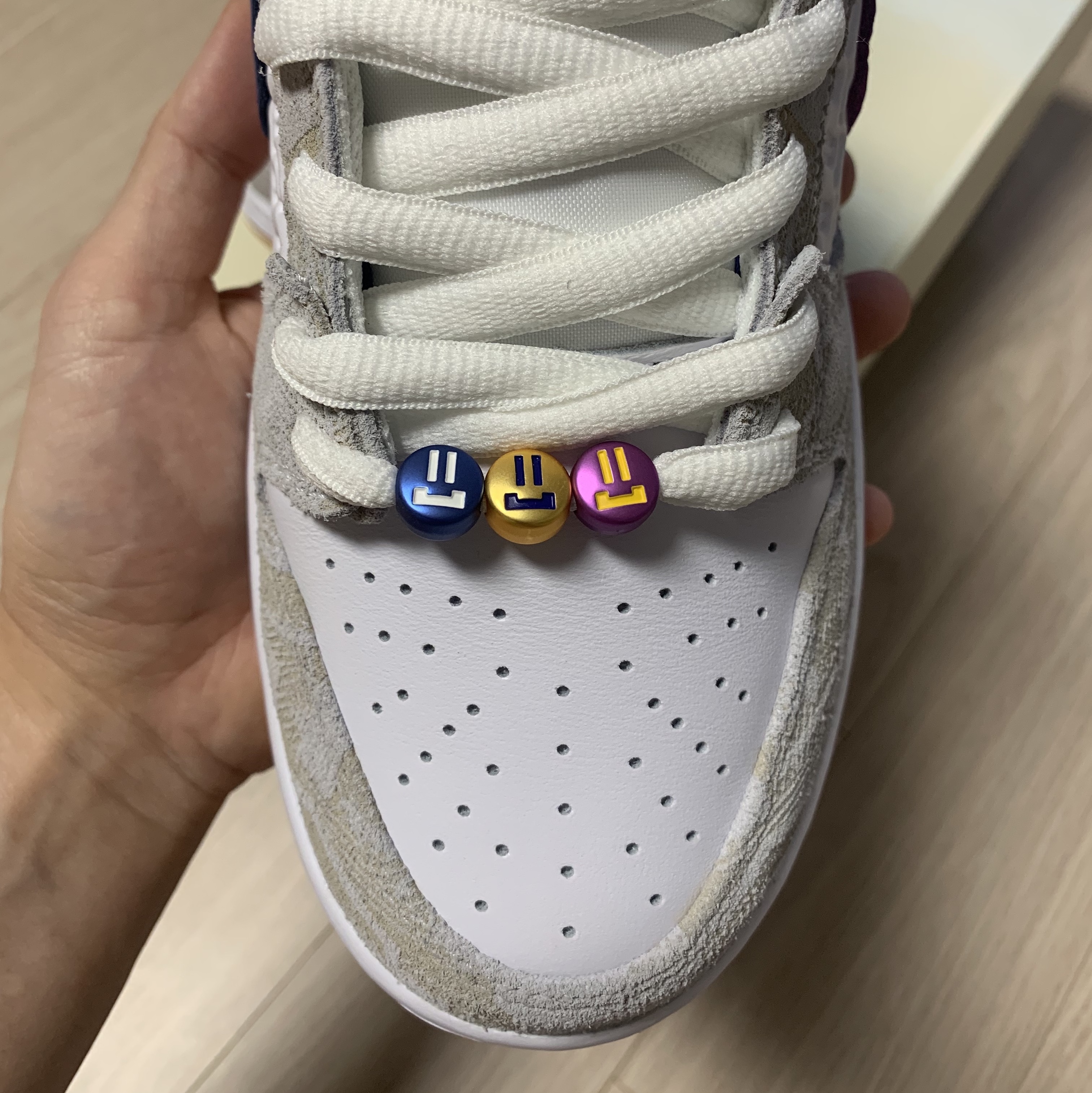 Nike x Rayssa Leal SB Dunk Low PRM Pure Platinum Vivid Purple 착용 스타일 - 6