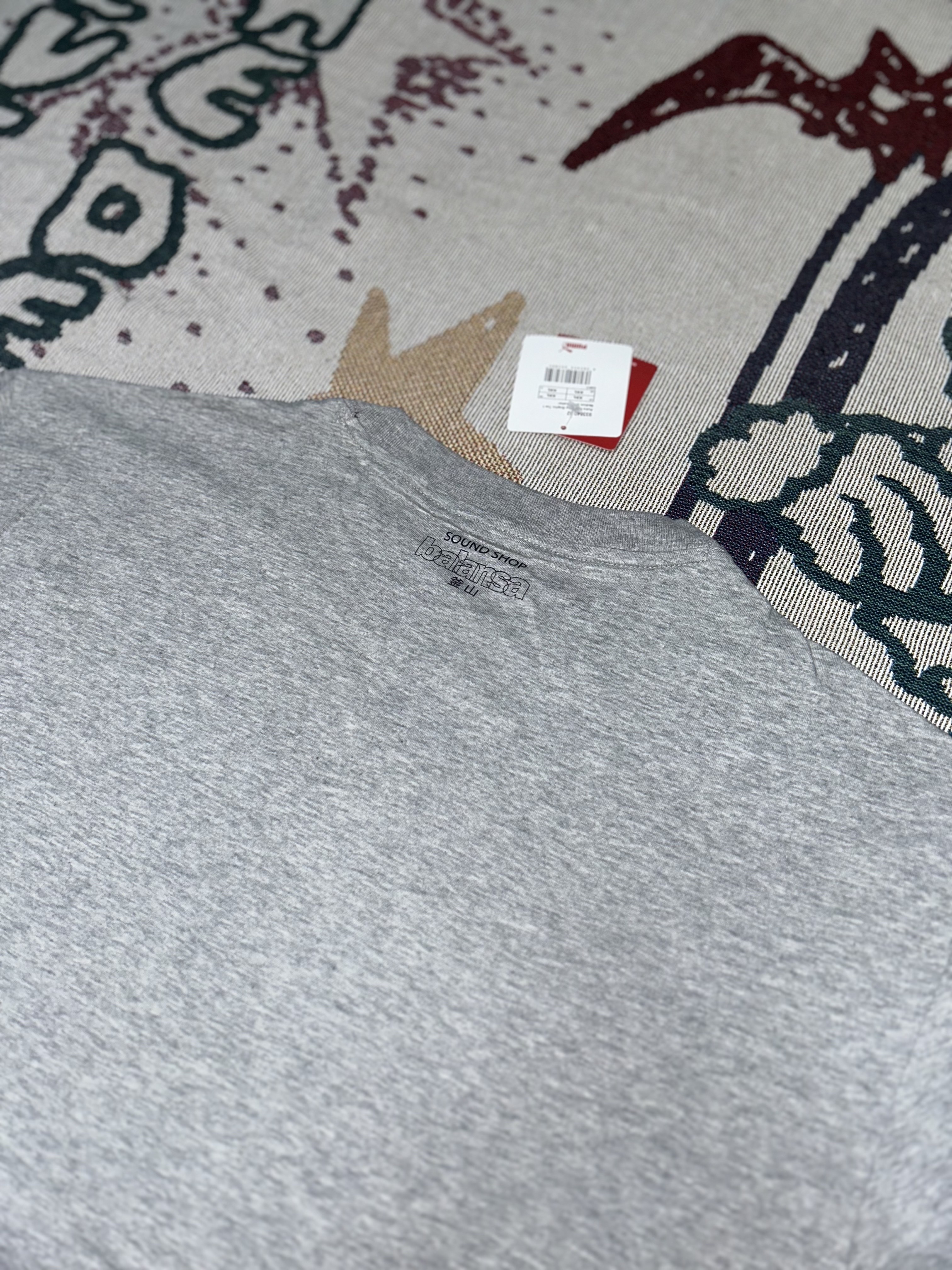 Puma x Balansa Graphic T-shirt 1 Medium Grey Heather 착용 스타일 - 4