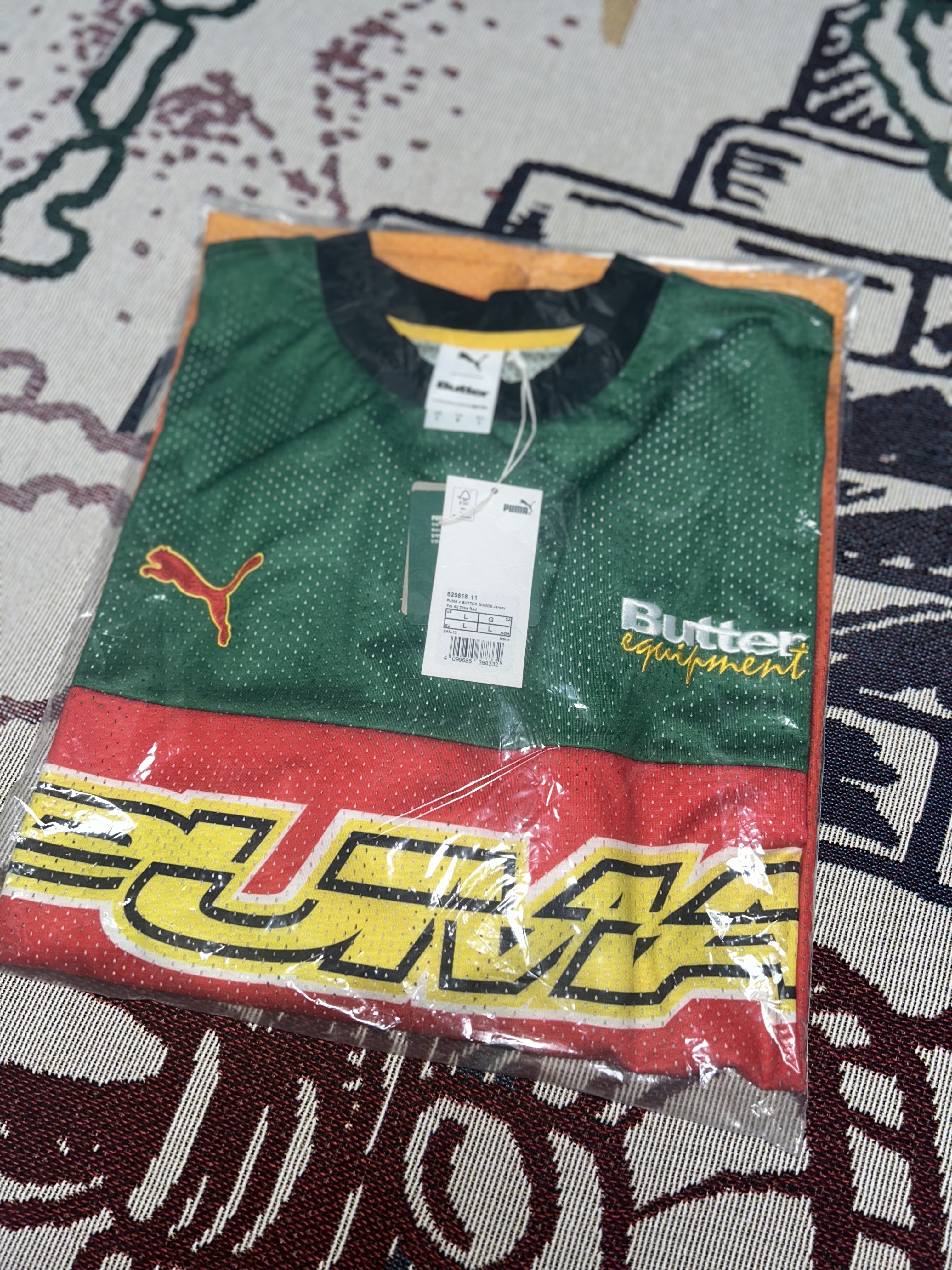 Puma x Butter Goods 15Year Jersey For All Time Red 착용 스타일 - 6